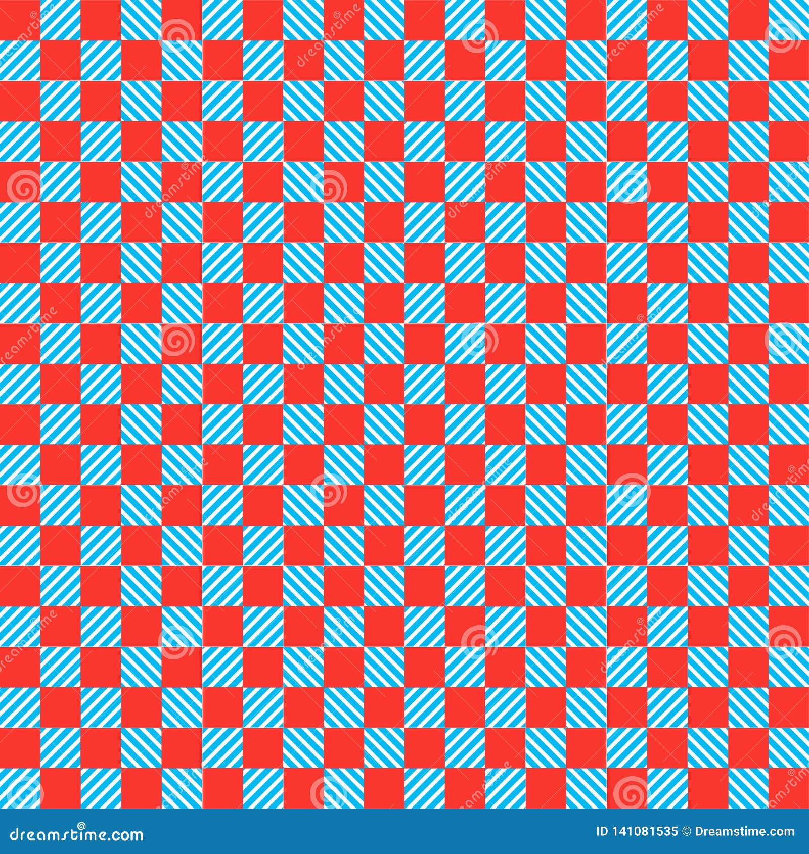 Ilustração vetorial de conceito de fundo de padrão xadrez azul