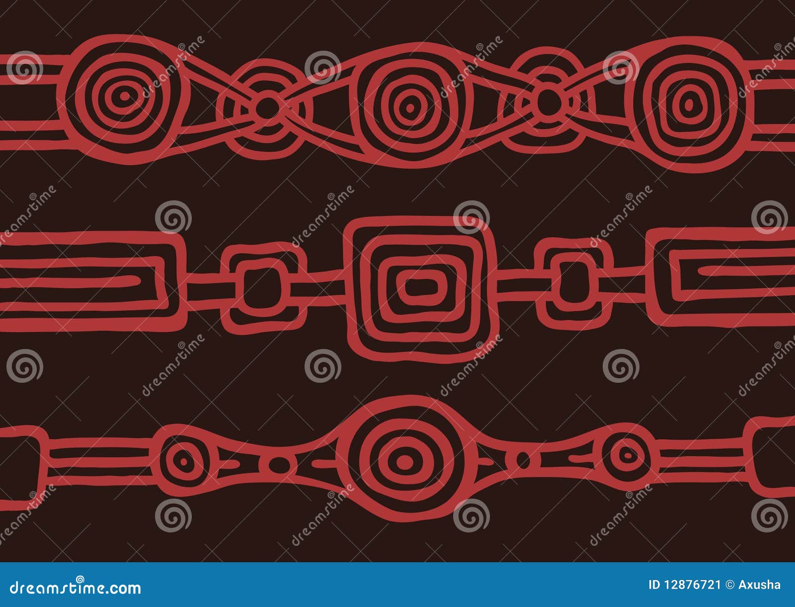 Teste padrão australiano. Vector o teste padrão que inclui o motriz australiano étnico com elementos típicos coloridos