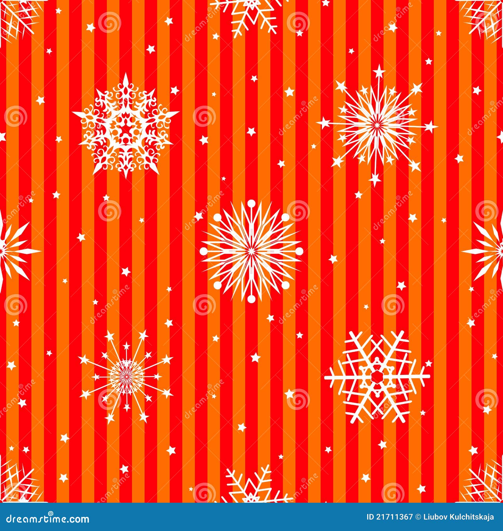 Teste padrão sem emenda do Natal. Teste padrão sem emenda do Natal com flocos de neve e estrelas em fundo listrado.