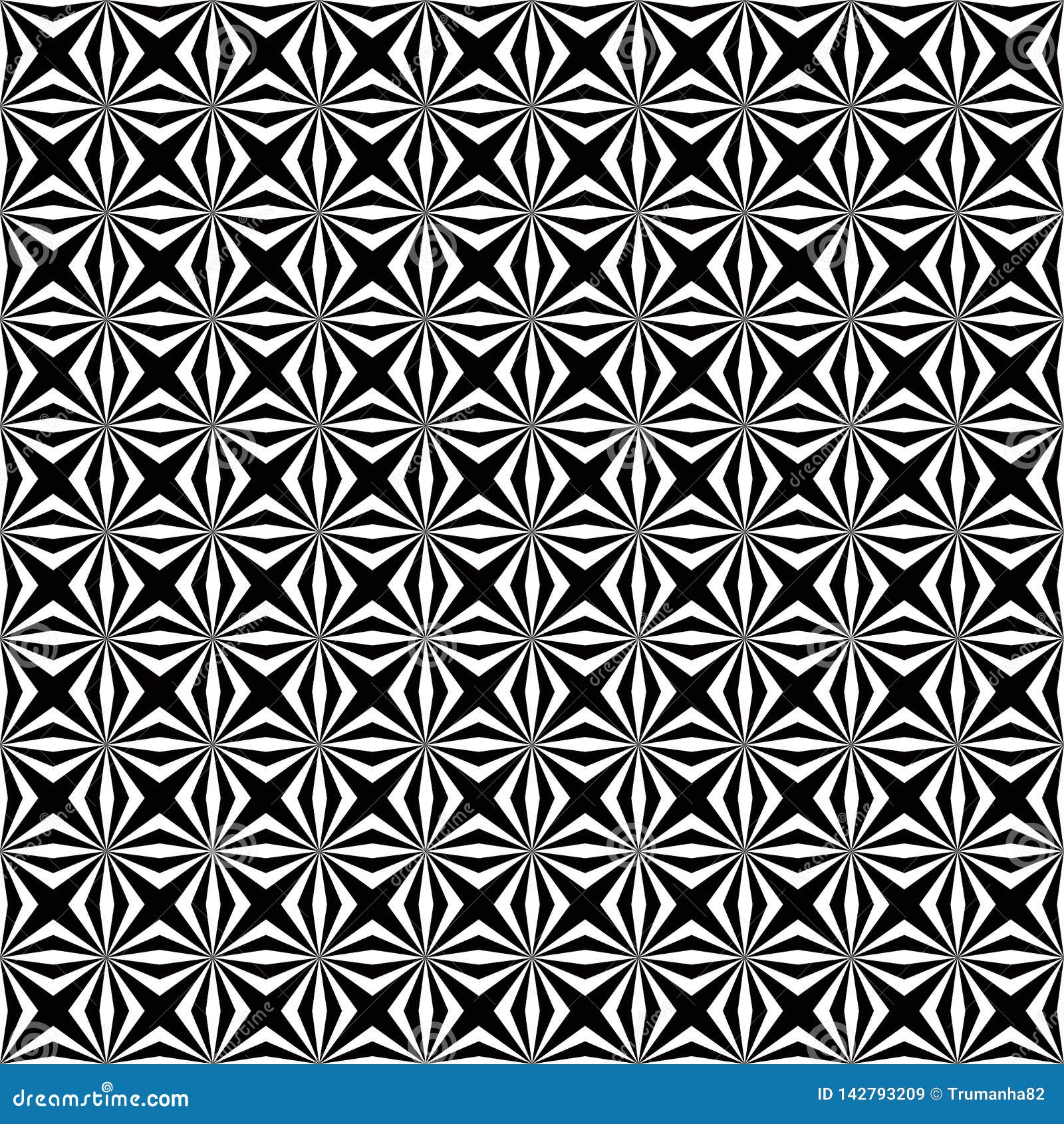 Teste padrão sem emenda floral geométrico branco do sumário no fundo preto. Imagem abstrata da textura sem emenda geométrica branca no fundo preto O arquivo do vetor está disponível