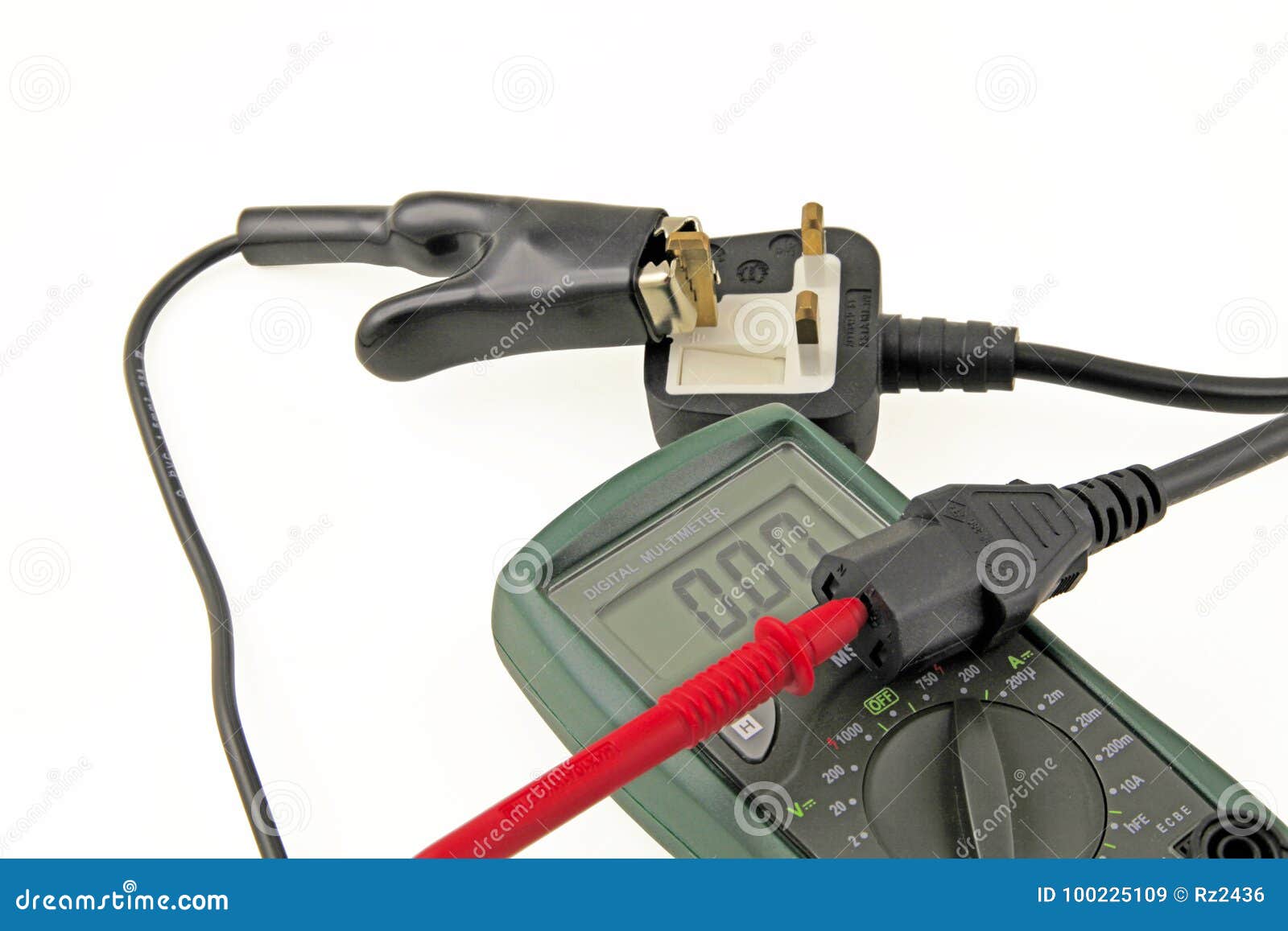 Continuity test stock image. Image of electrical, house 100225109