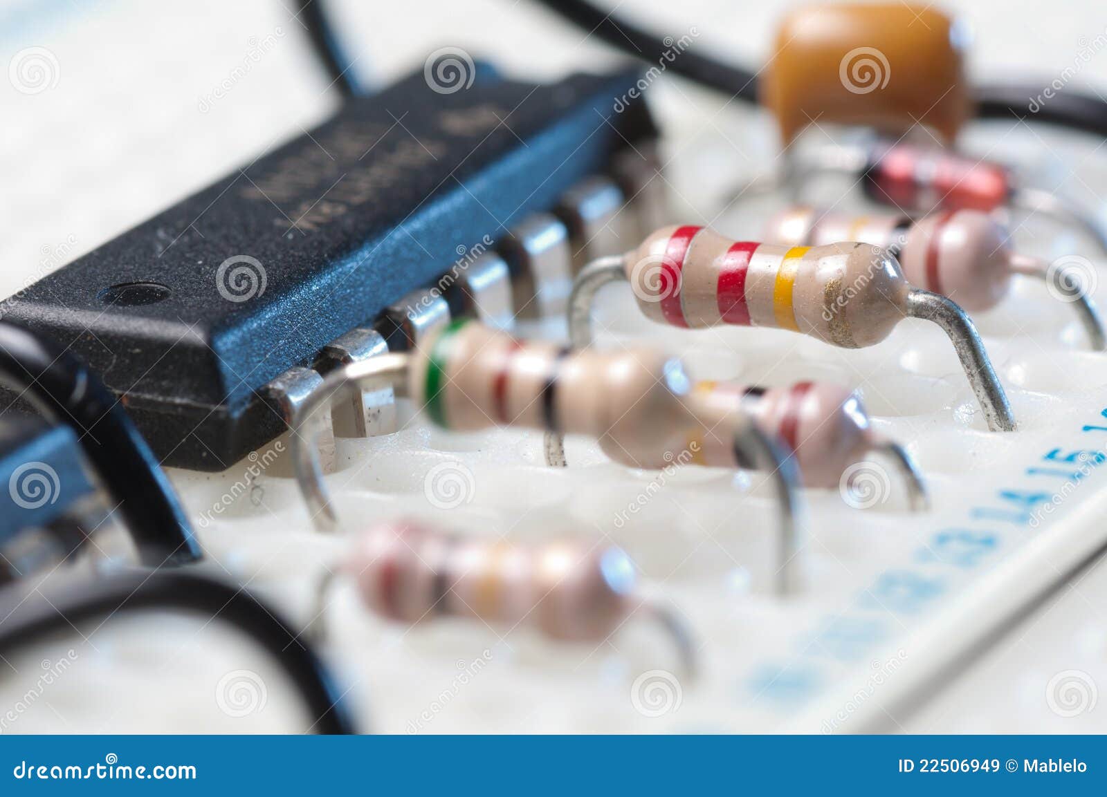 Testing electronic circuit stock image. Image of integrated Circuit Diagram
