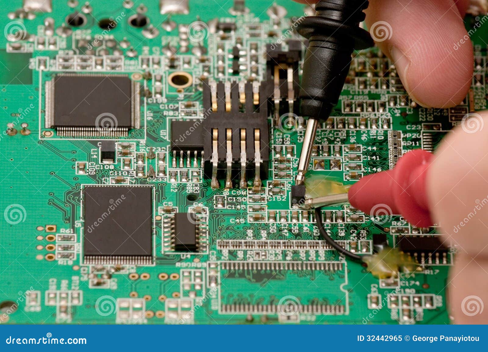 Testing electronics stock image. Image of traces, testing Circuit Diagram