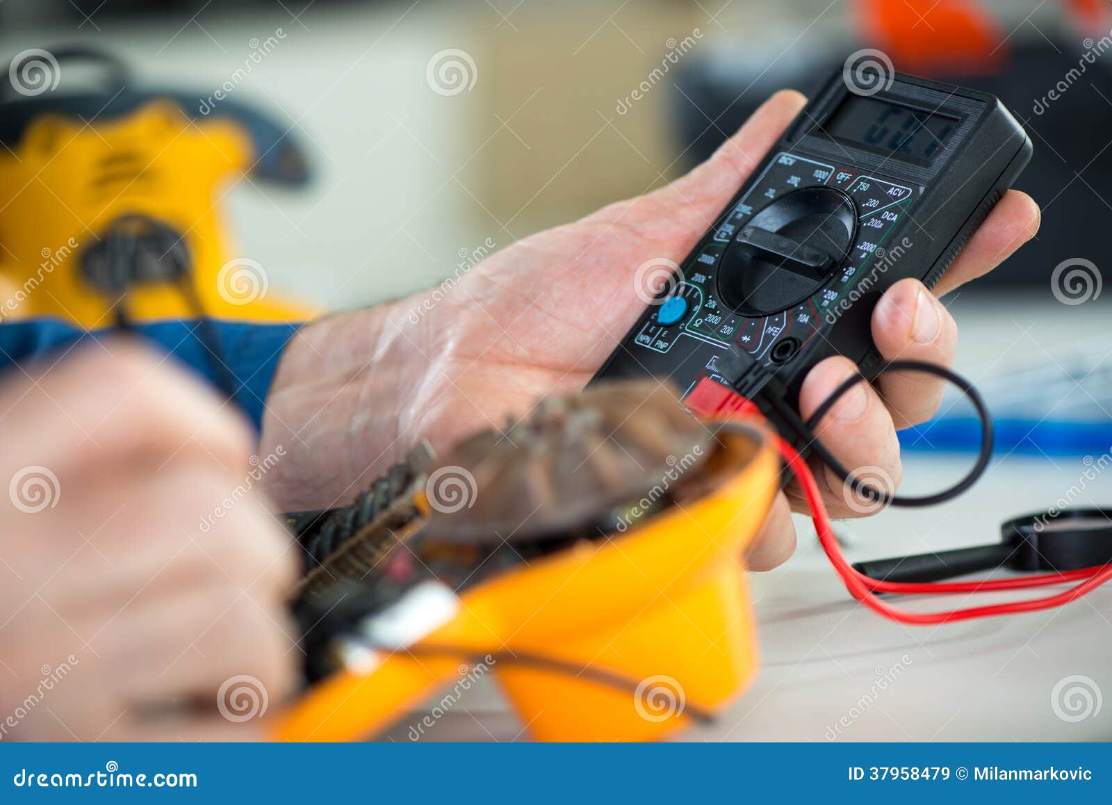 Testing Voltage stock image. Image of work, handwork 37958479