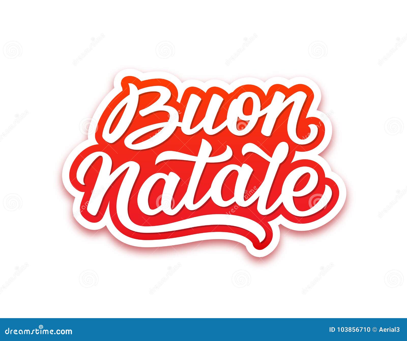 Buon Natale Lyrics In Italian.Testo Di Buon Natale In Italiano Saluti Di Stagione Illustrazione Vettoriale Illustrazione Di Grafico Bandiera 103856710