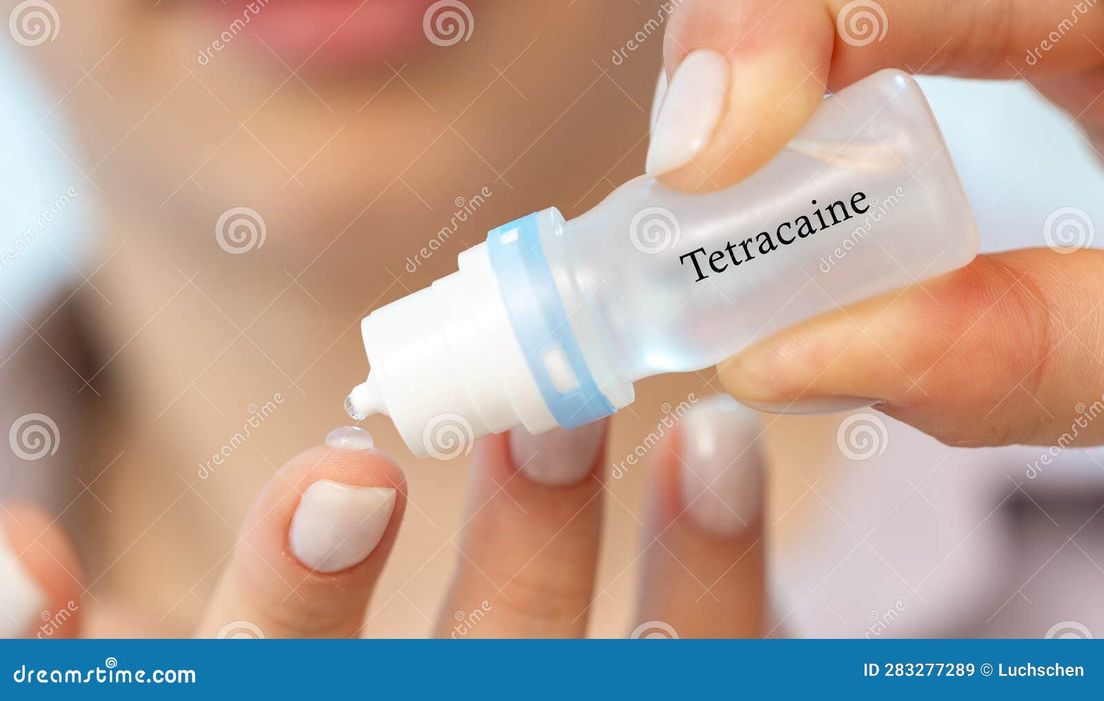 Tetracaine Medical Drops stock image. Image of medicine 283277289