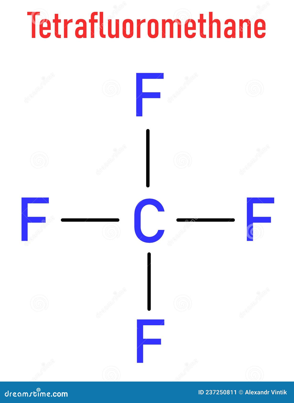 Tetrafluoromethane, Carbon Tetrafluoride Or CF4, Greenhouse Gas ...