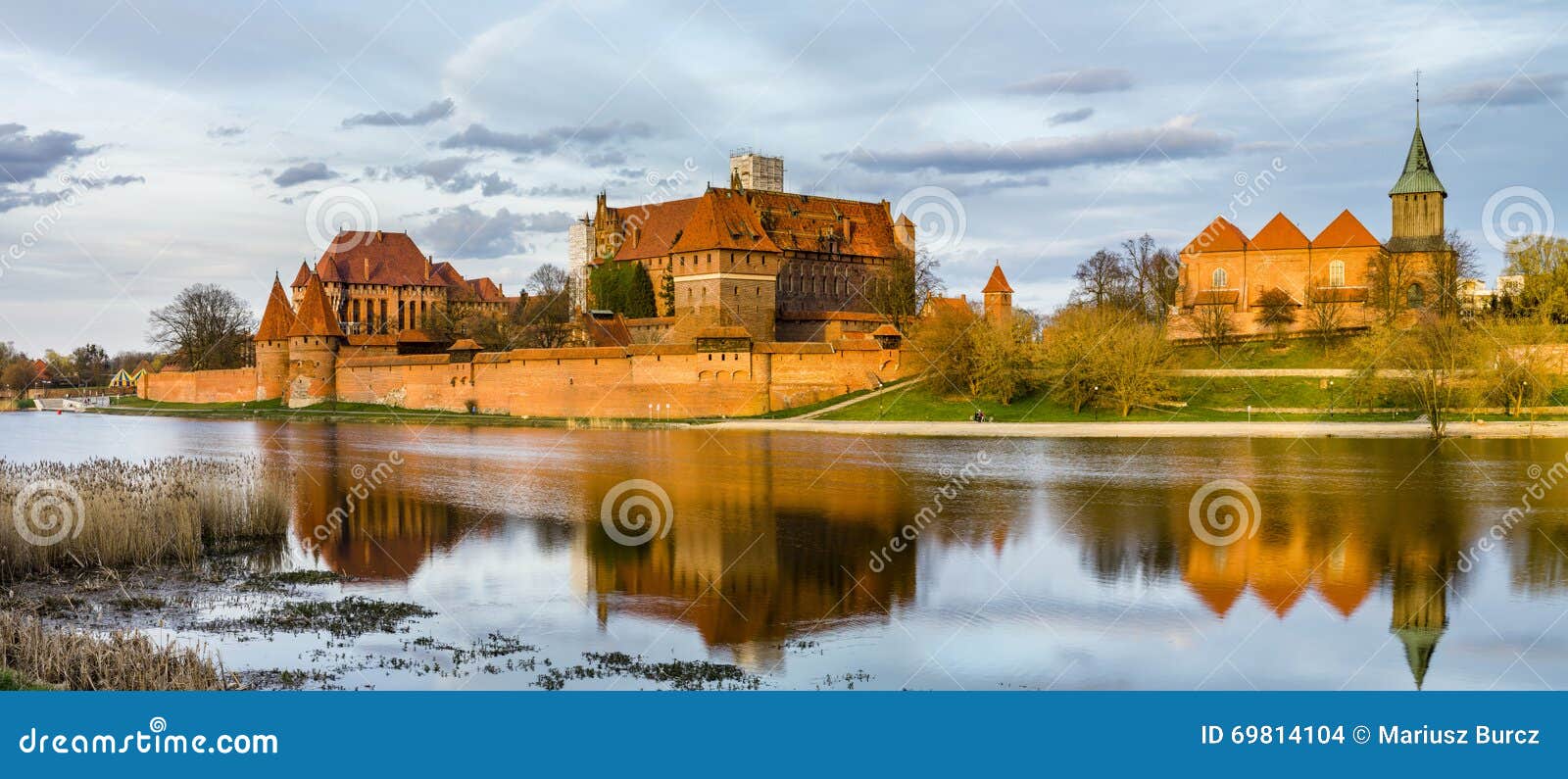teutonic castle in malbork (marienburg) in pomerania (poland)
