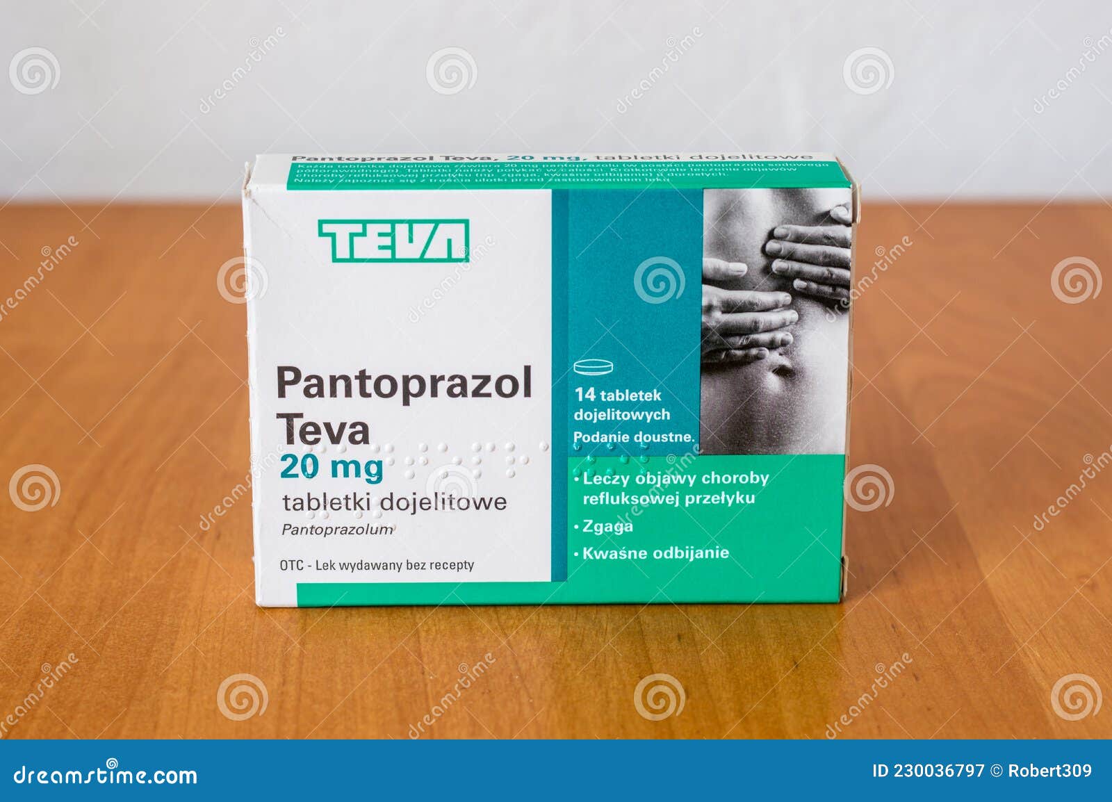 Teva Pantoprazol tabs editorial photography. Image of teva 230036797