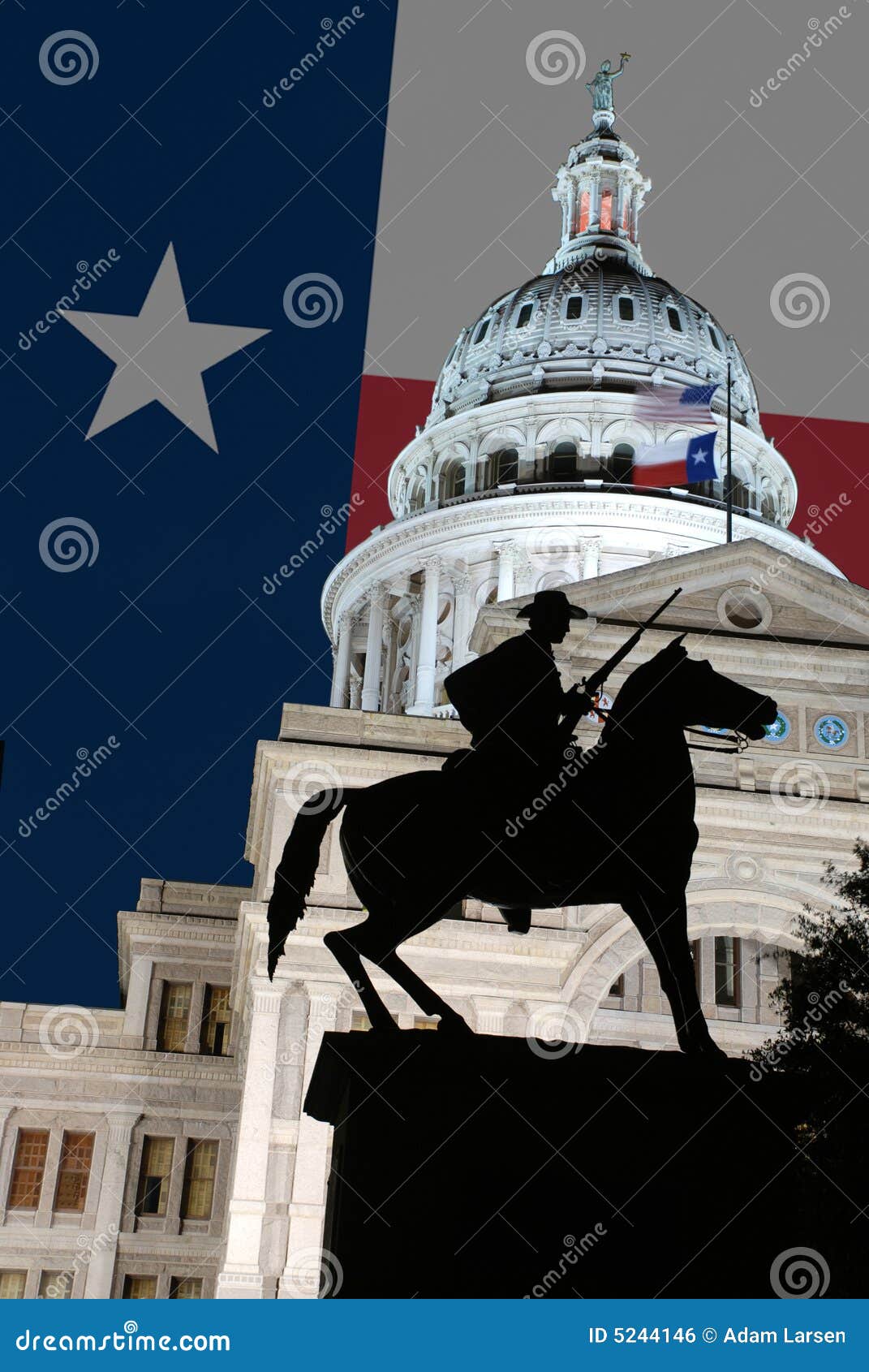 Texan Statue at Texas State Capitol Building Stock Photo Image of