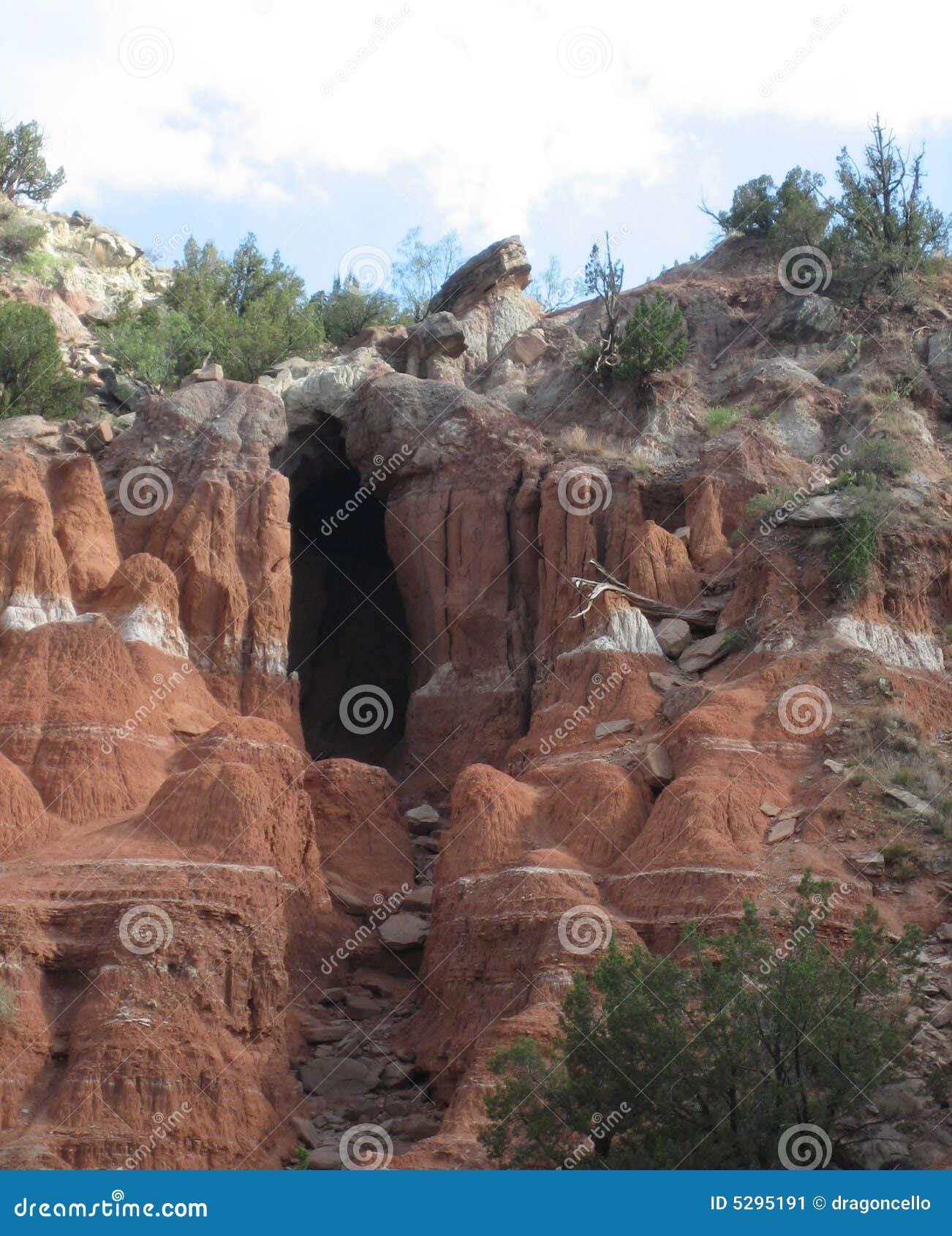 Texas Canyon stock image. Image of clouds, crumble, tree 5295191