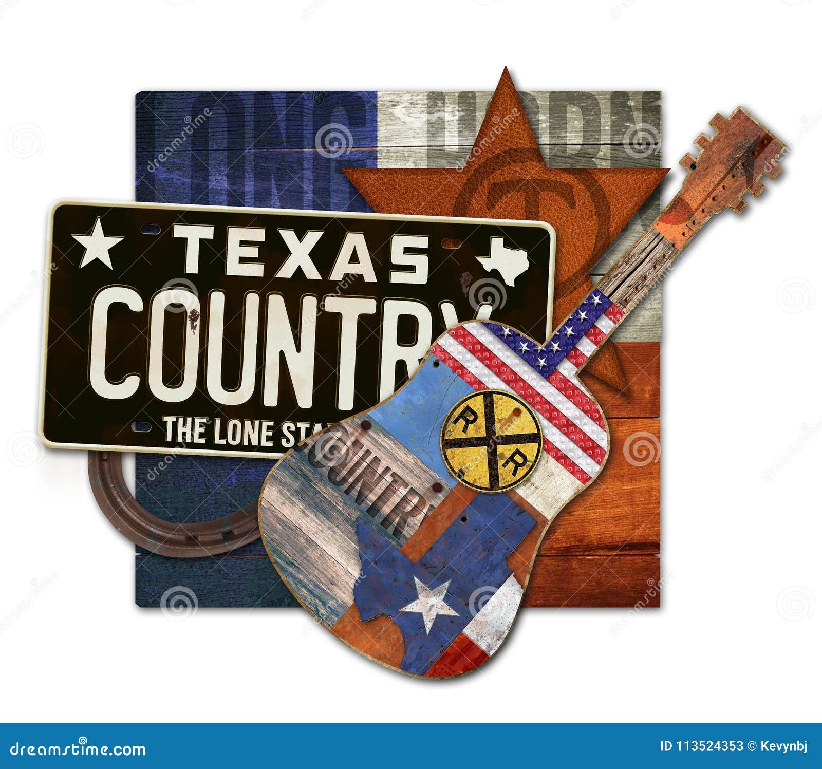 texas country music art piece