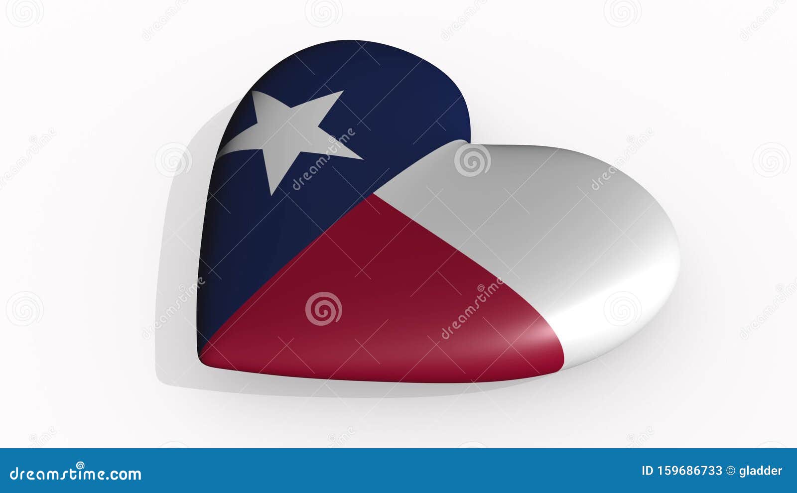 Texas Heart Beats and Casts a Shadow, Loop Stock Video Video of love