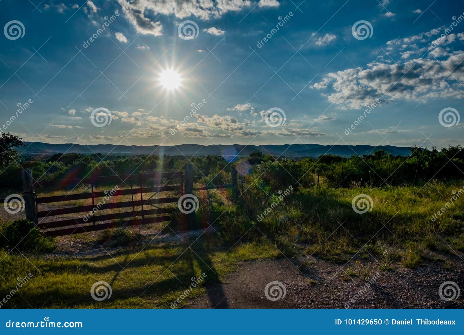 texas hill country ranch entrance