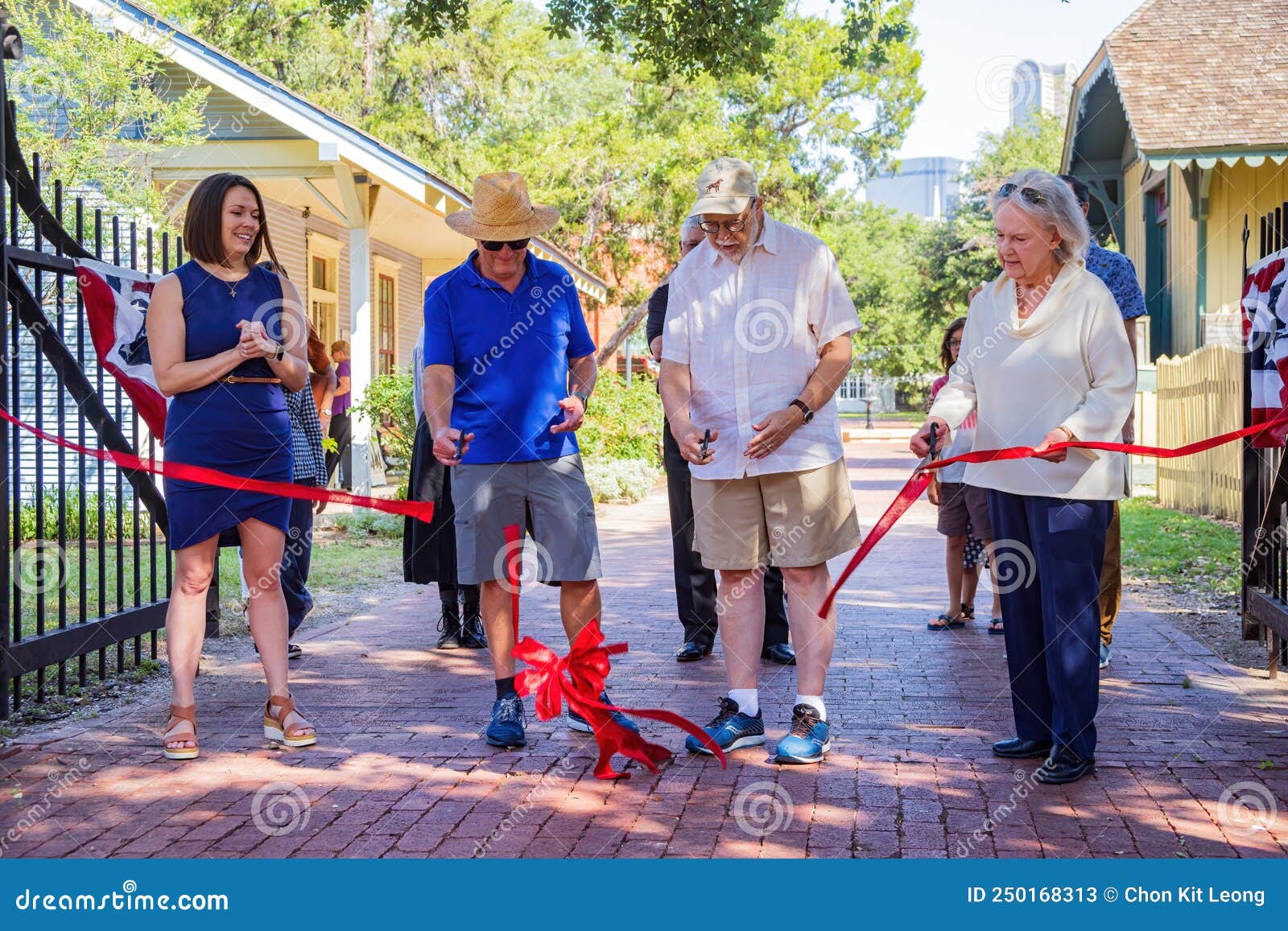 Ribbon Cutting Ceremony For Entrepreneurship Exhibition Editorial