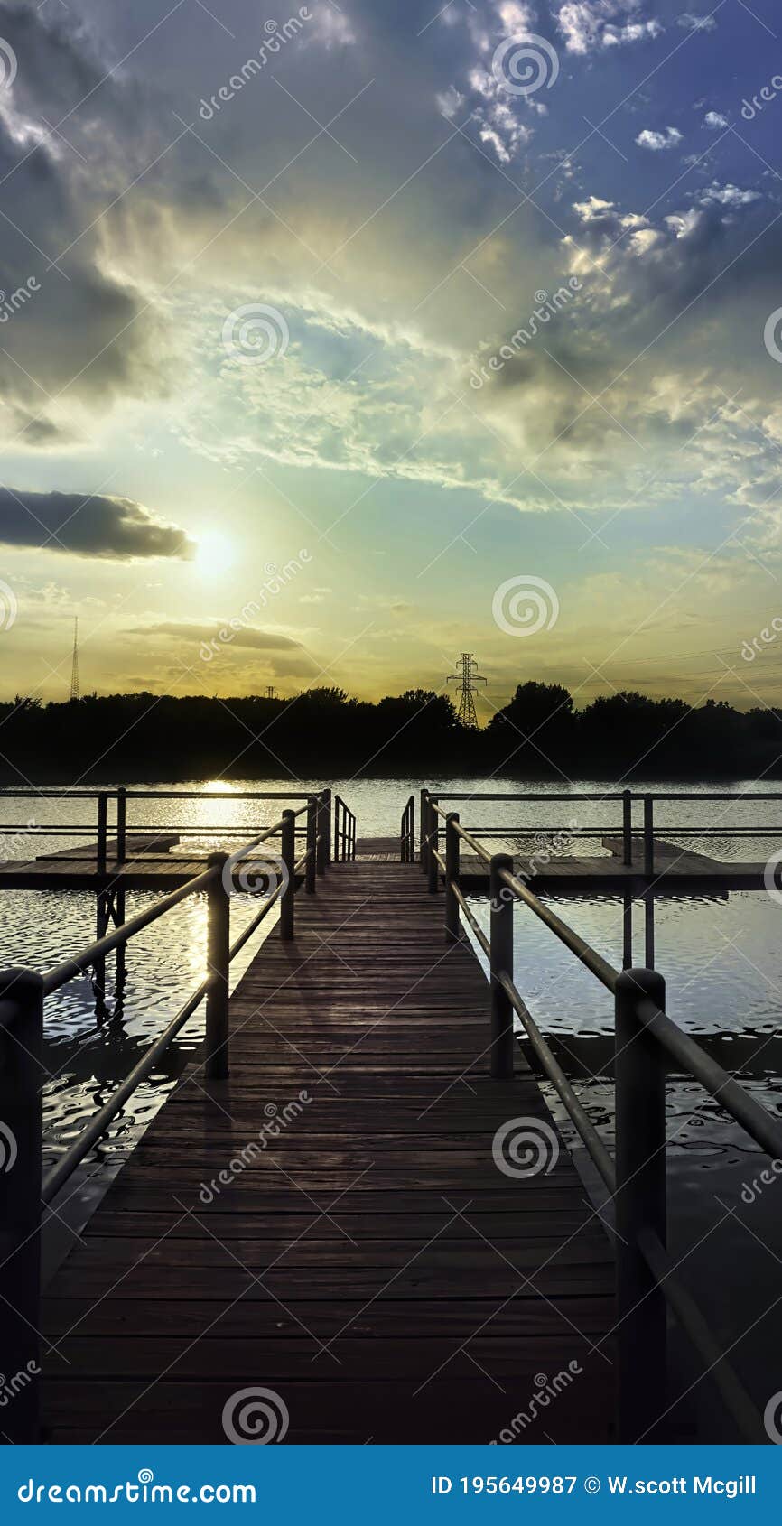 Texas Lake at Sundown stock image. Image of away, glow 195649987