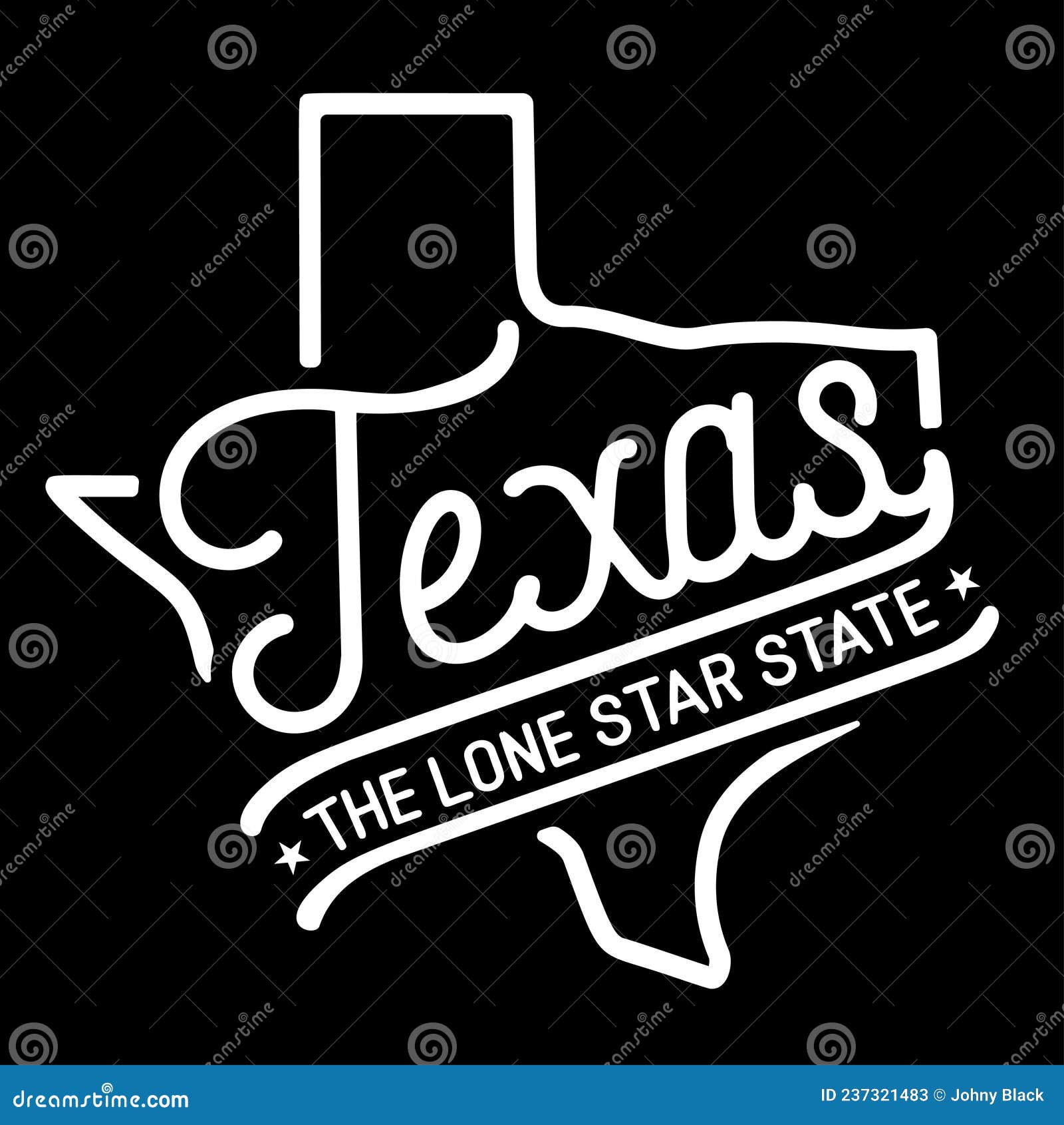 Texas Map Vector Design Template. Texas Slogan.Vector and Illustration