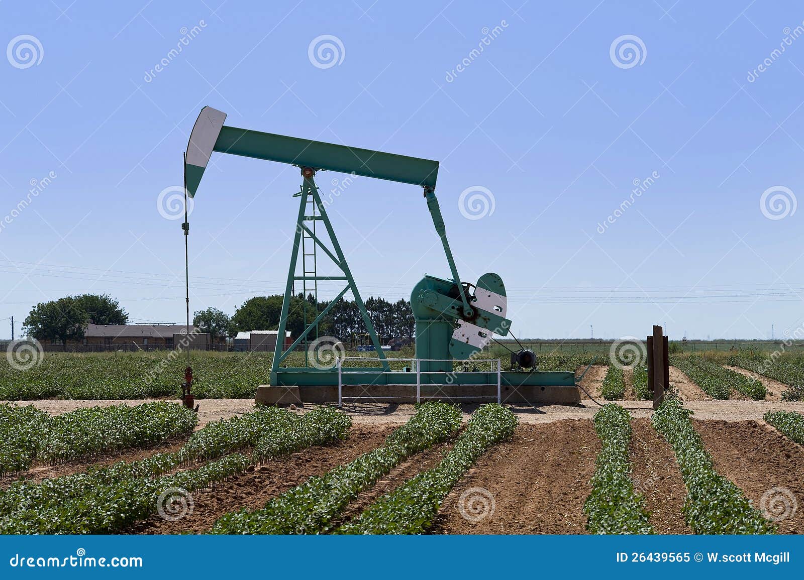 Texas oil well stock image. Image of oilwell, landscape 26439565