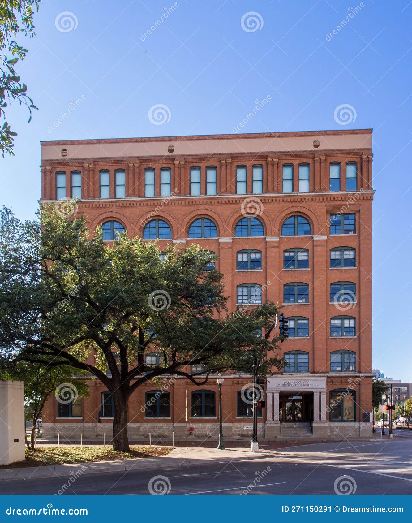 the texas school book depository, now known as the dallas county administration building, the place from which lee harvey oswald