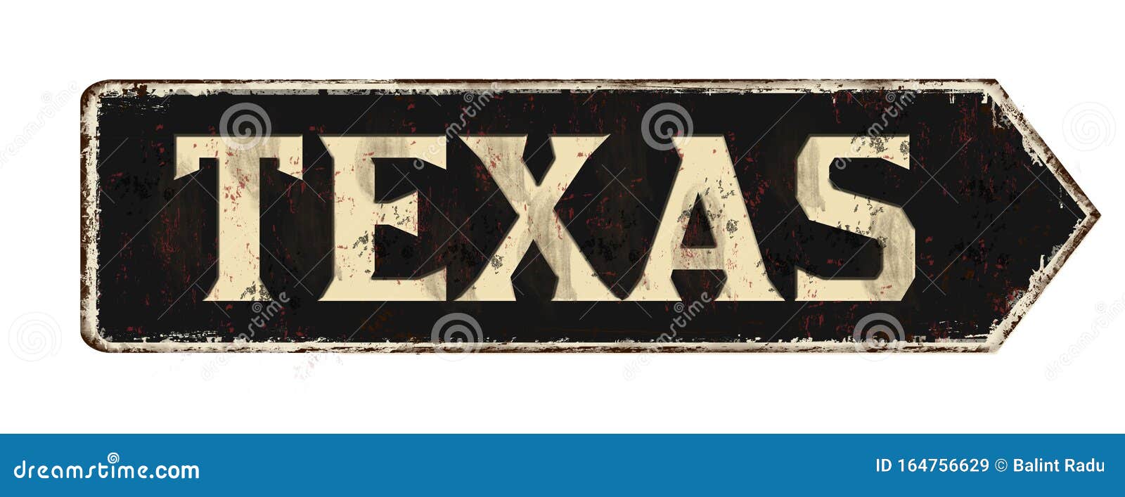 Texas Vintage Rusty Metal Sign Stock Vector - Illustration of fashioned