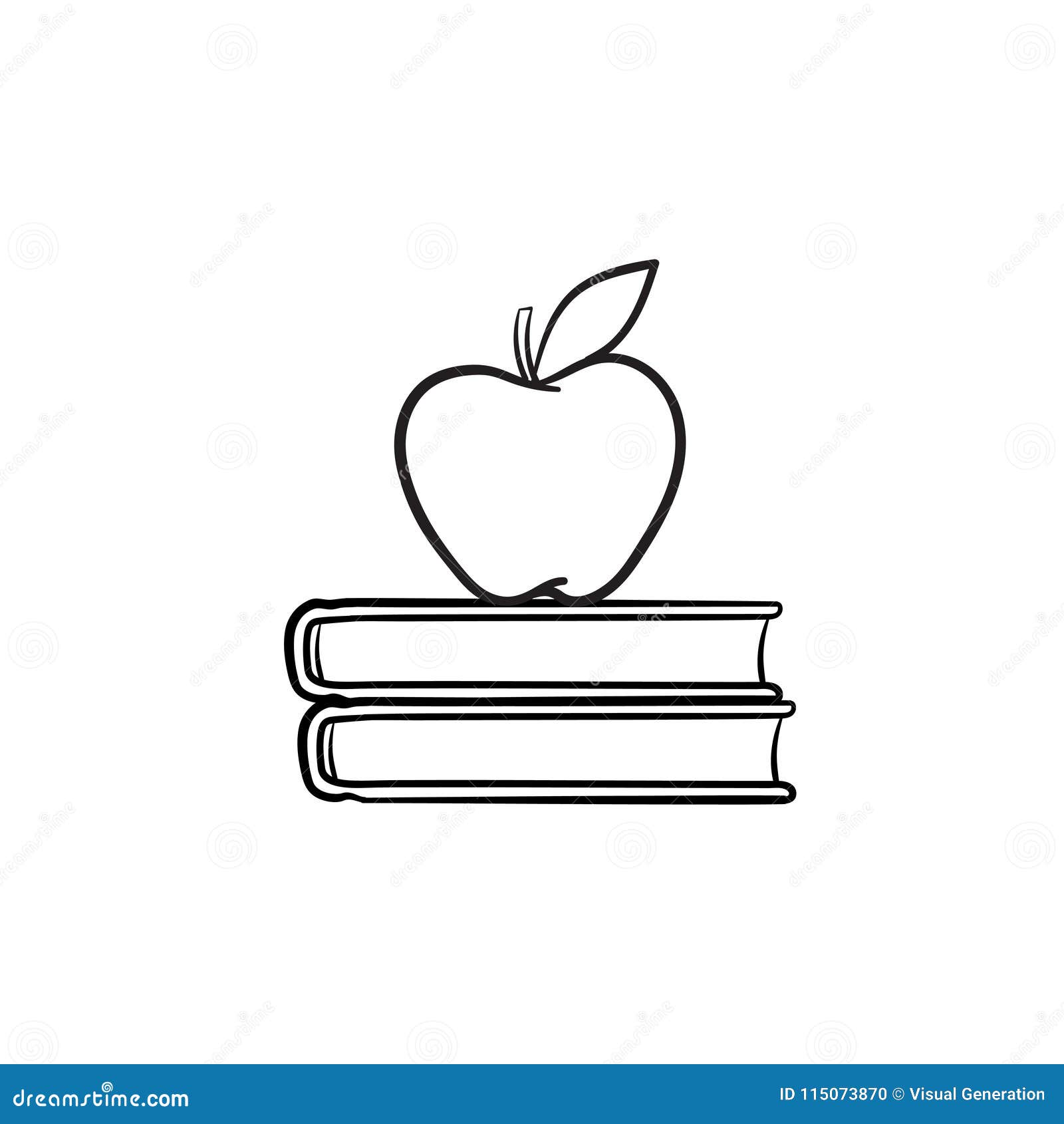 Download Book Apple Sketch Stock Illustrations 3 961 Book Apple Sketch Stock Illustrations Vectors Clipart Dreamstime