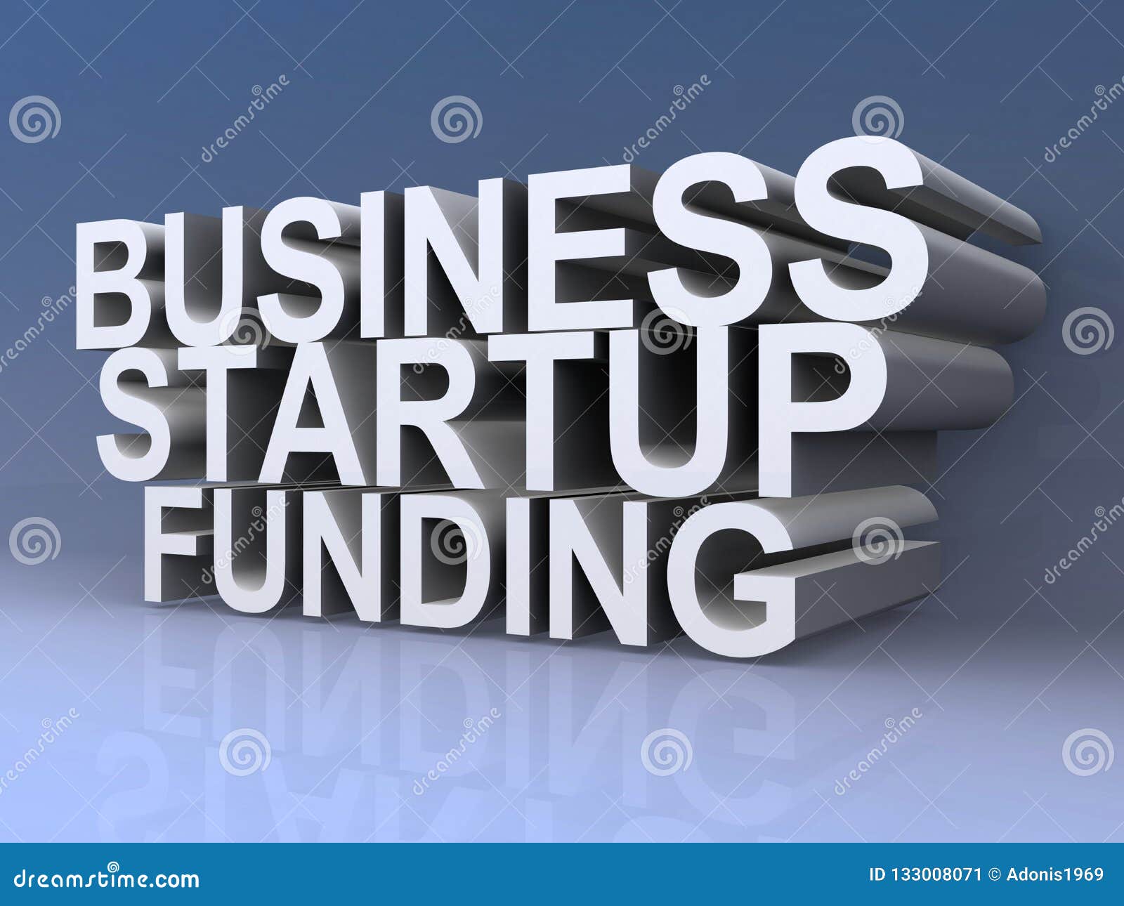 Business, startup, funding stock illustration. Illustration of text ...