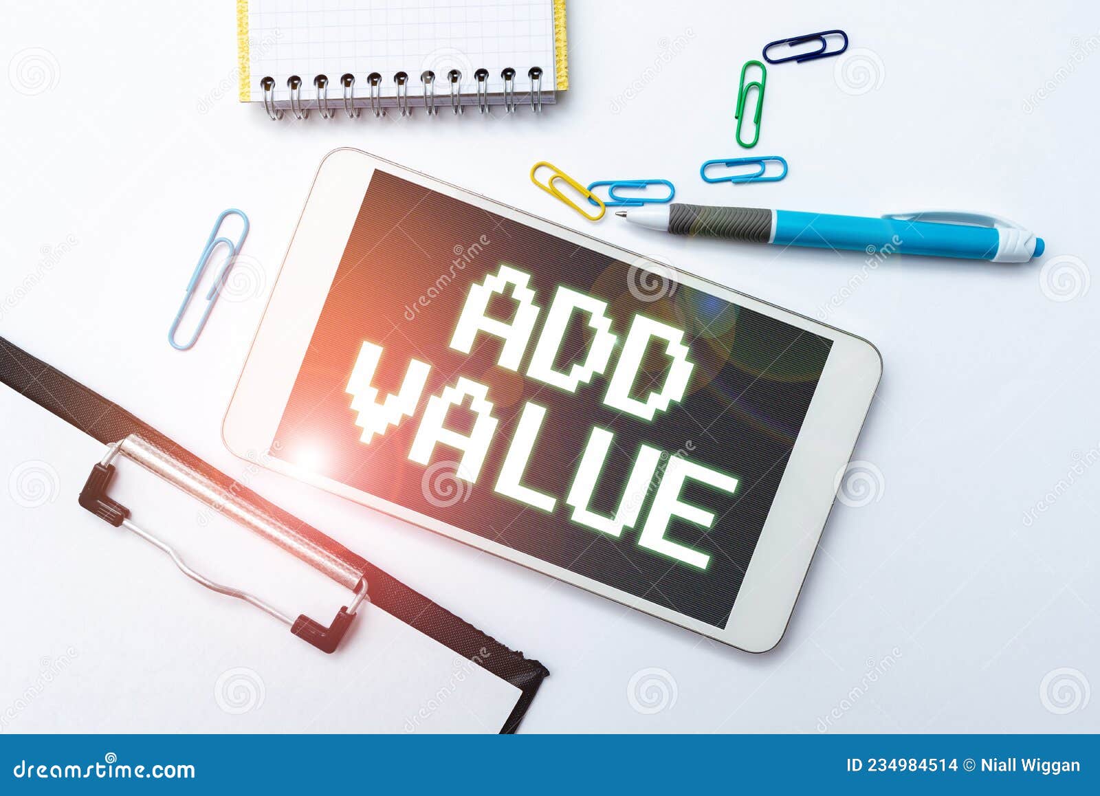 text caption presenting add value. business idea an improvement or addition to something that makes it worth more