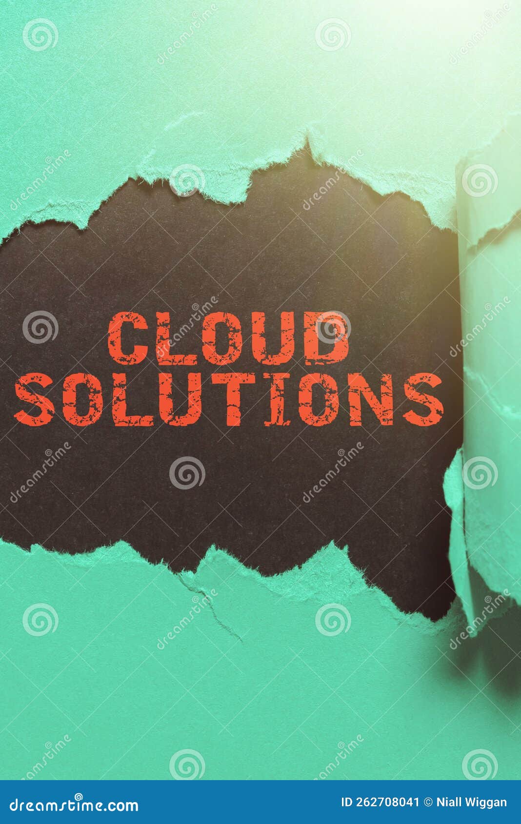 text caption presenting cloud solutions. business idea ondemand services or resources accessed via the internet
