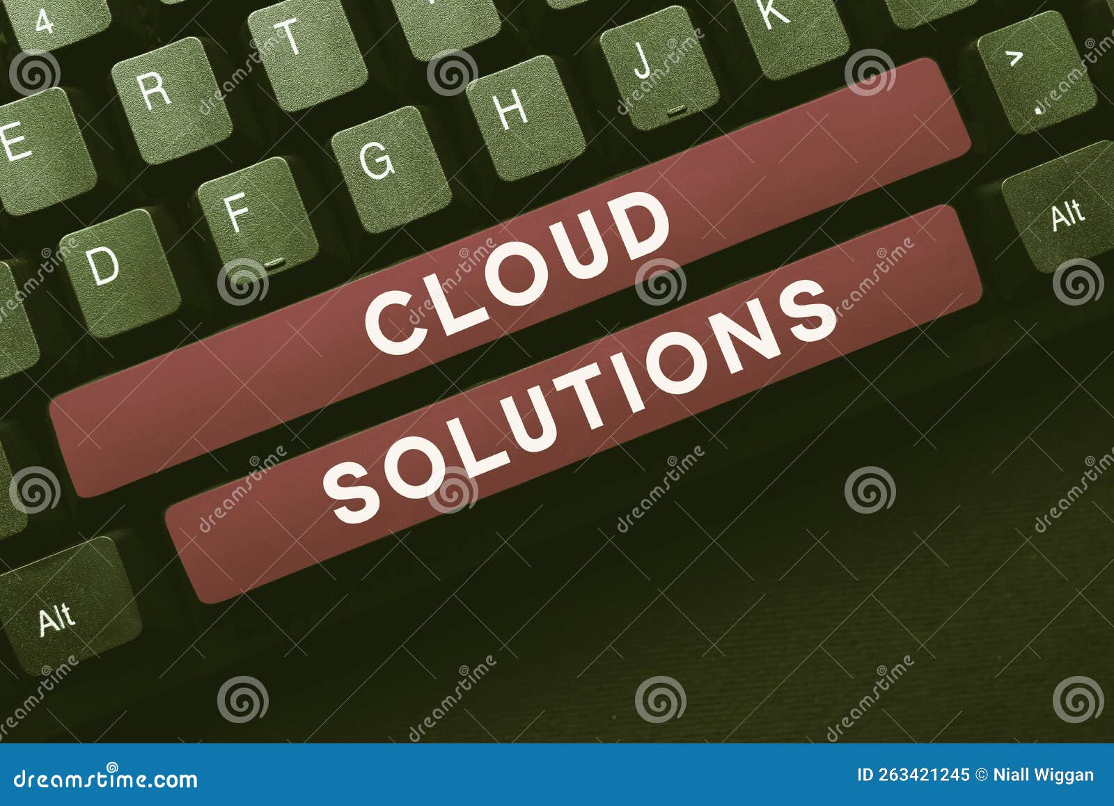 text sign showing cloud solutions. internet concept ondemand services or resources accessed via the internet