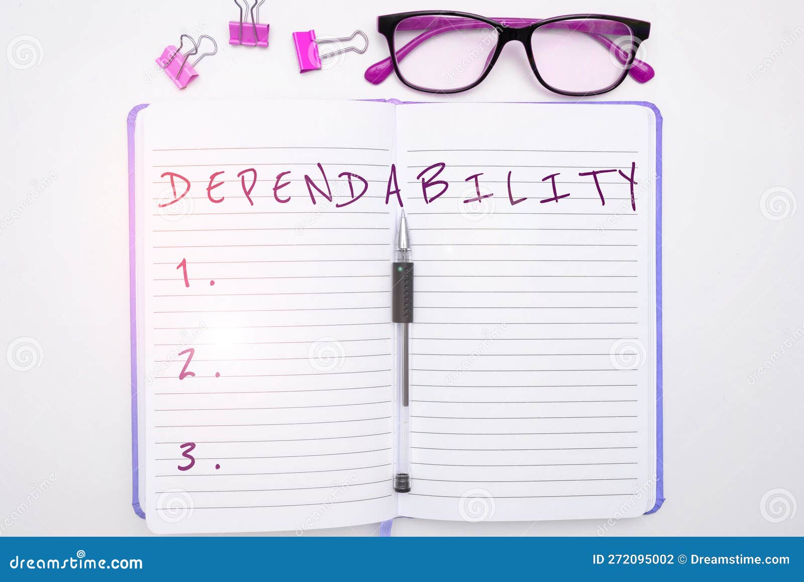 Text Caption Presenting Dependability. Word for Capable of Being