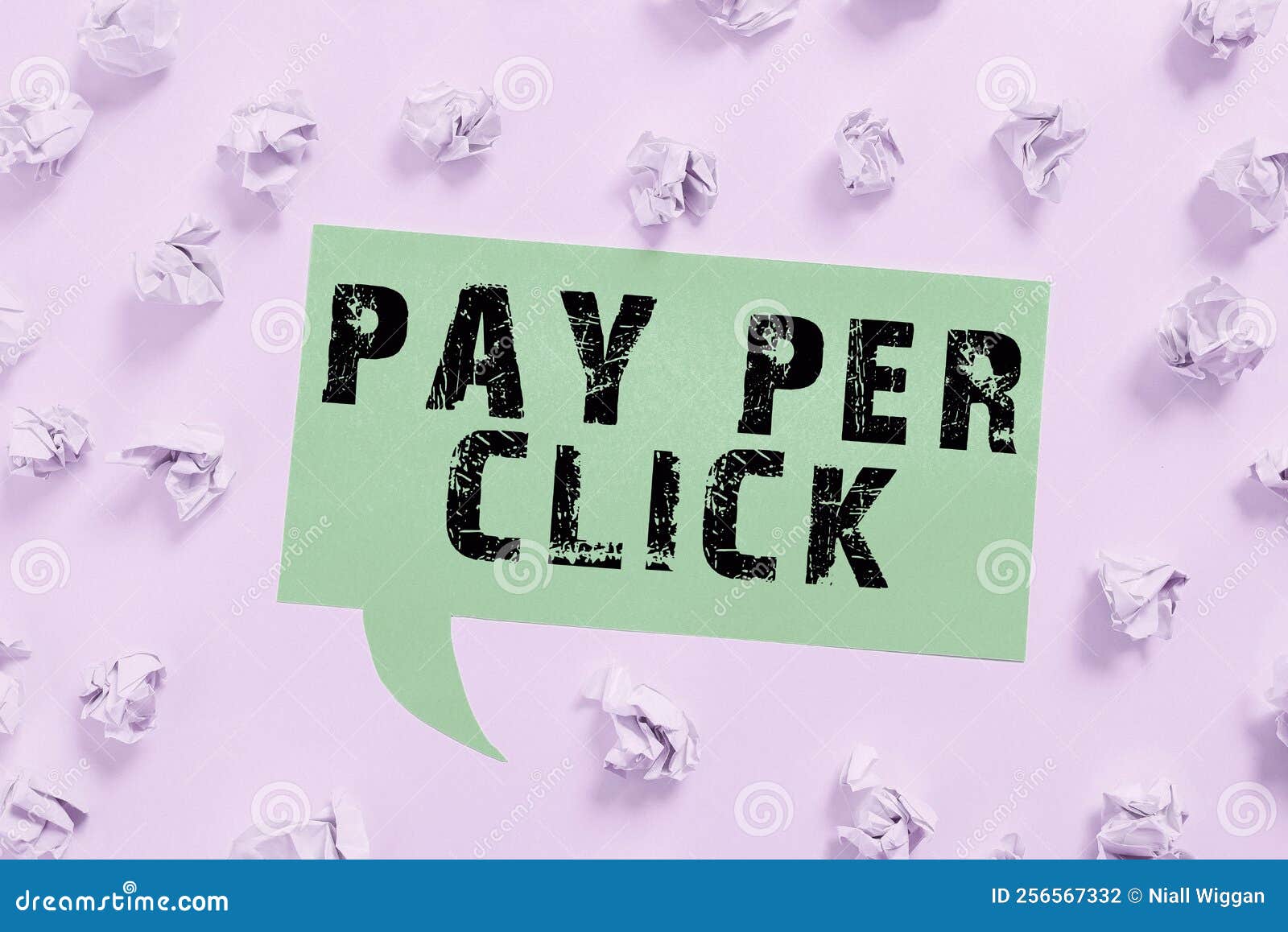 sign displaying pay per click. internet concept internet advertising model search engine marketing strategy