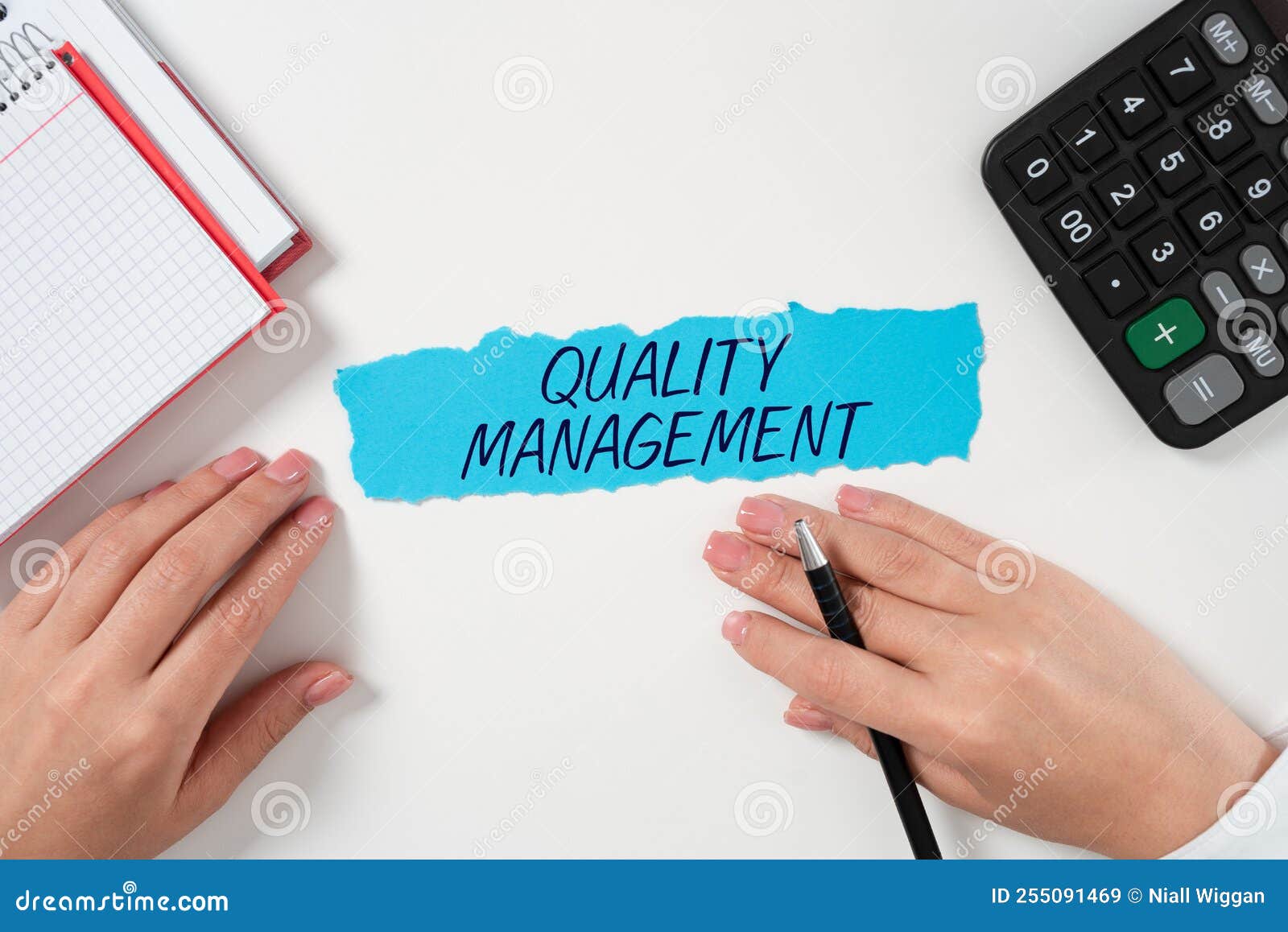 Text Caption Presenting Quality ManagementMaintain Excellence Level