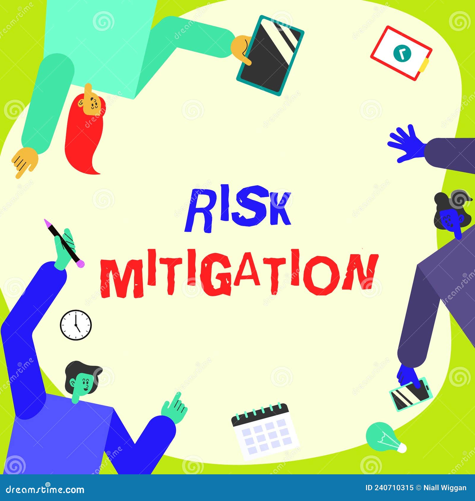 Conceptual Display Risk Mitigation Business Overview Strategy To
