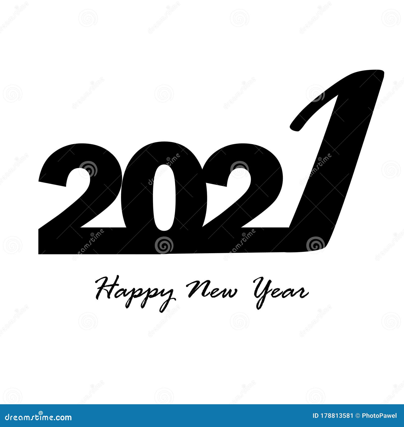 Download 2021 Text Design Pattern, Vector Illustration Stock Vector - Illustration of banner, card: 178813581