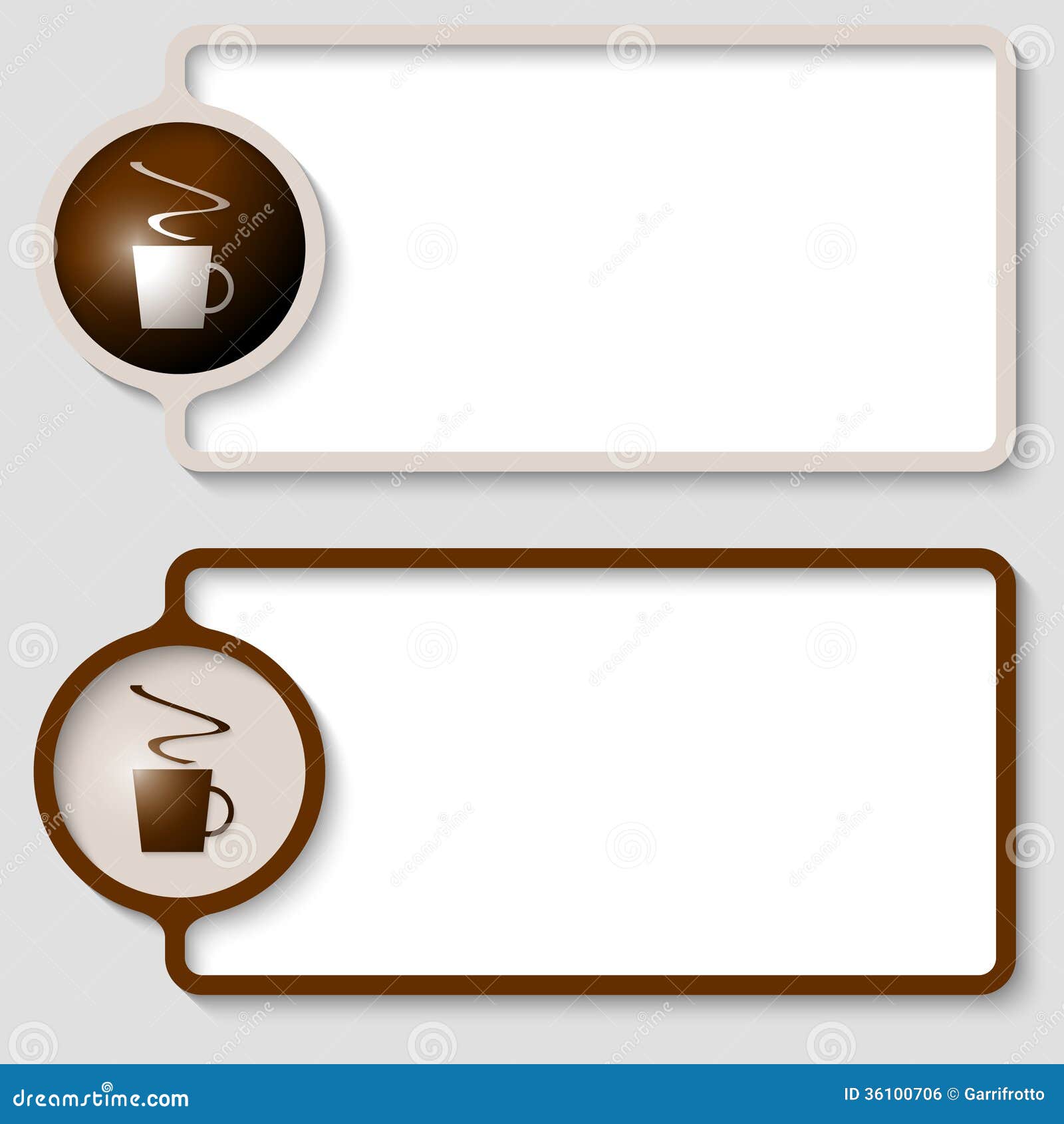 Text Frame With Cup Of Coffee Royalty Free Stock Image Image 36100706