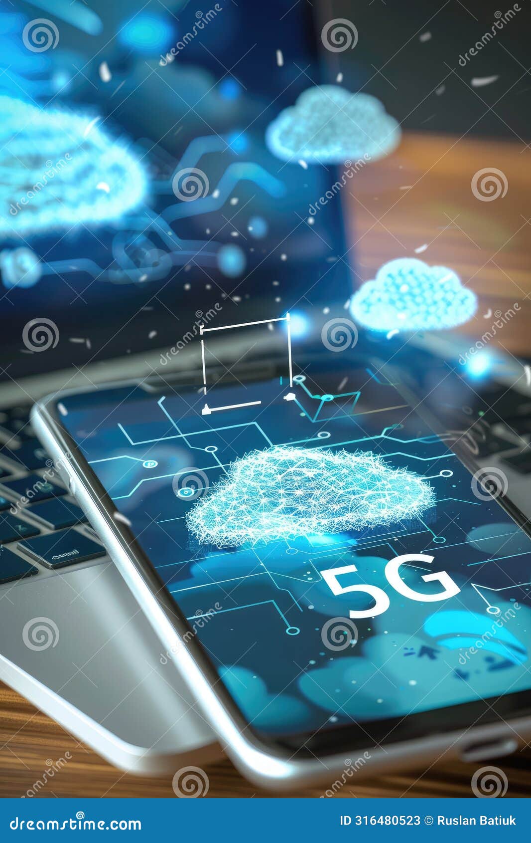 text 5g, fifth generation of cellular technology, faster data speeds, lower latency, enhanced connectivity, and supports