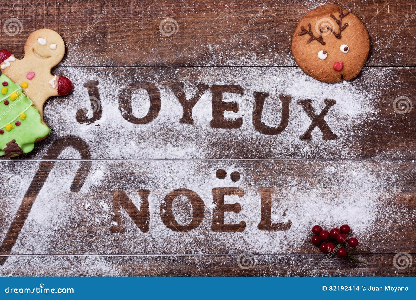 text joyeux noel, merry christmas in french