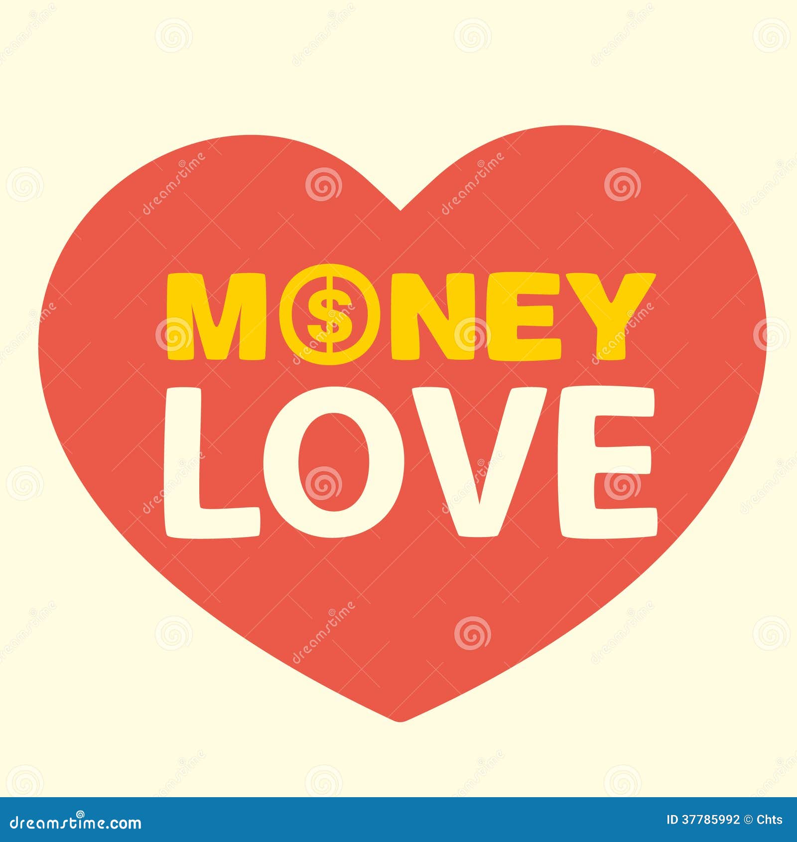 Text money love stock illustration. Illustration of icon 37785992