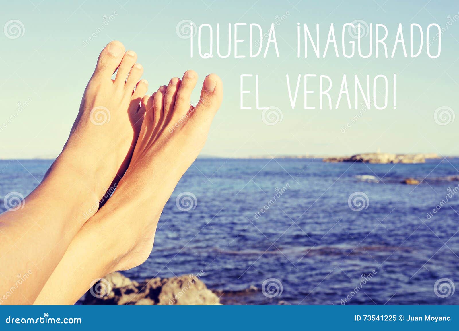 text queda inaugurado el verano, the summer is inaugurated in sp