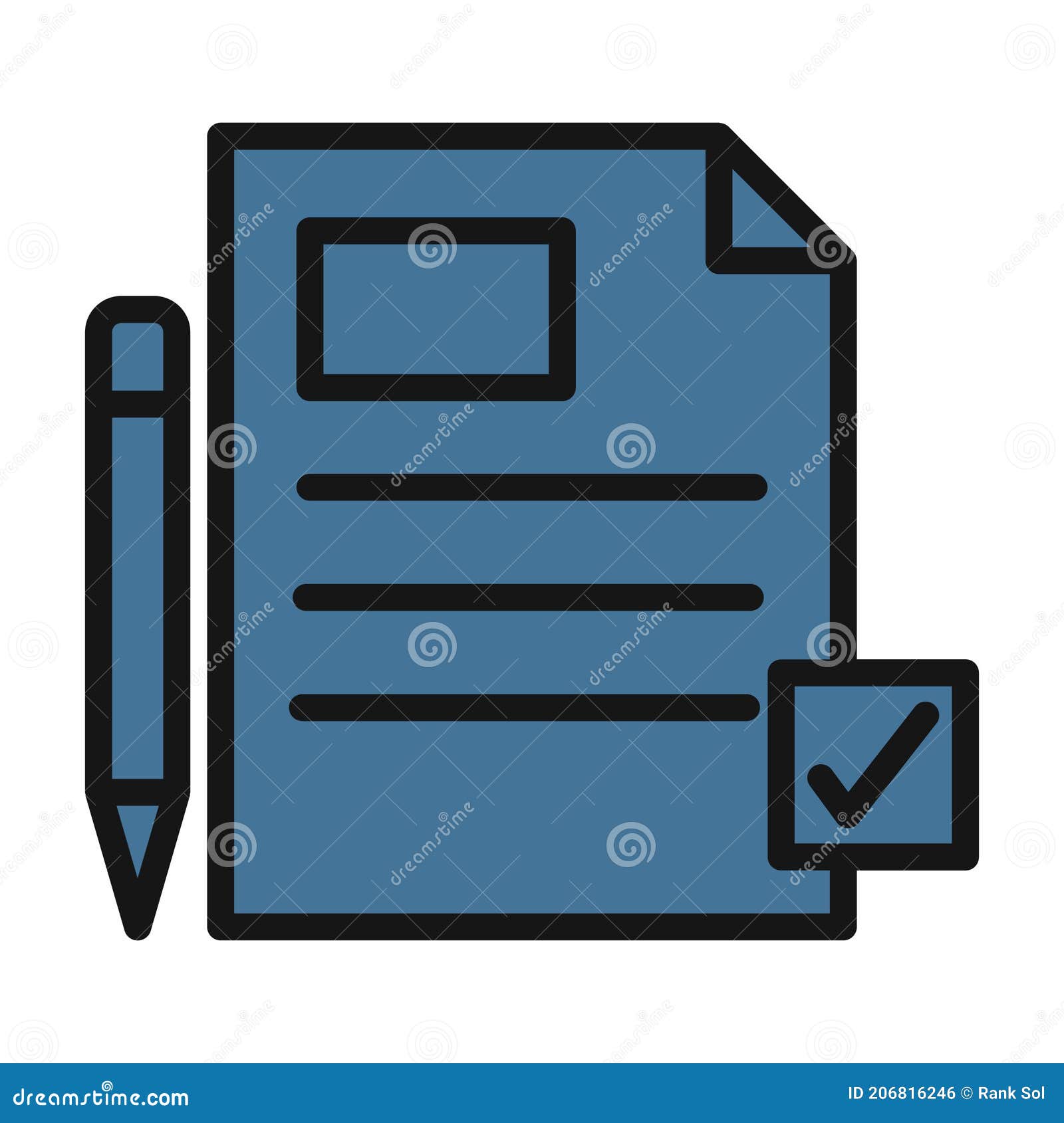 text sheet line   icon can be easily modified and edit