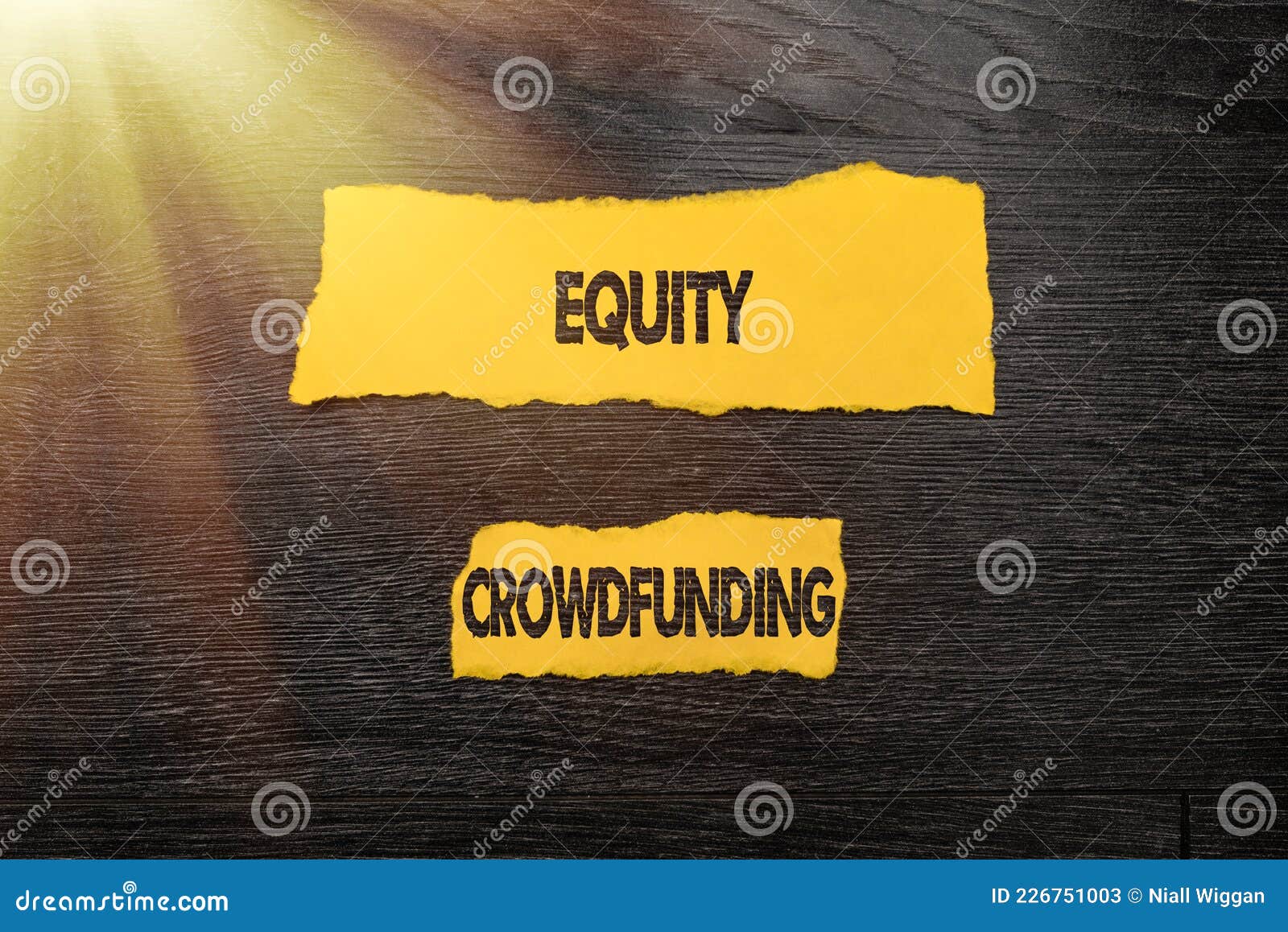 hand writing sign equity crowdfunding. business approach raising capital used by startups and earlystage company bright