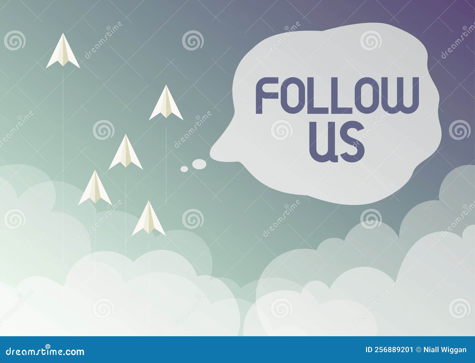 text sign showing follow us. conceptual photo to invite a person or group to join his company and take rules