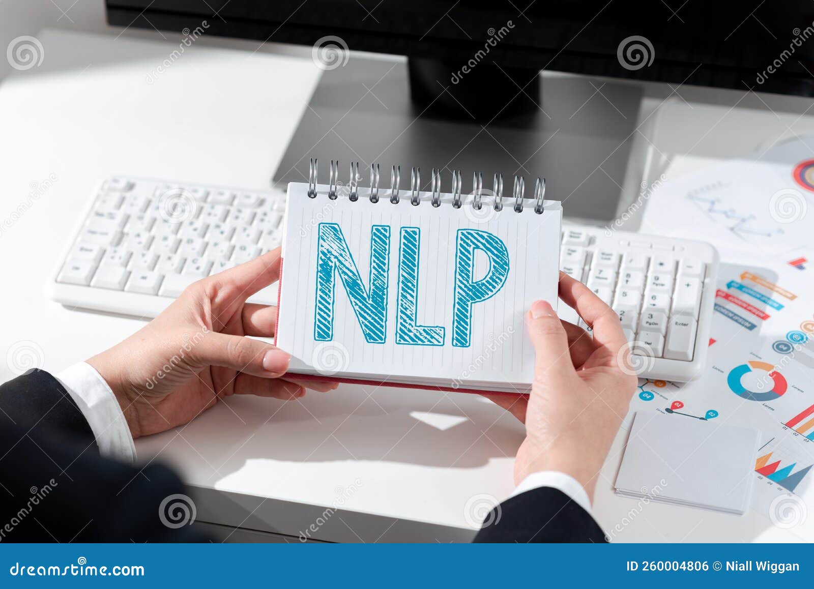 sign displaying nlp. conceptual photo psychological approach involves analyzing strategies to reach a goal
