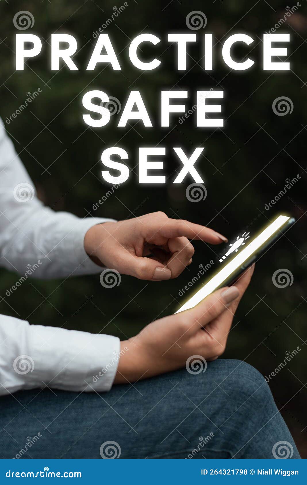 Text Showing Inspiration Practice Safe Sex Internet Concept