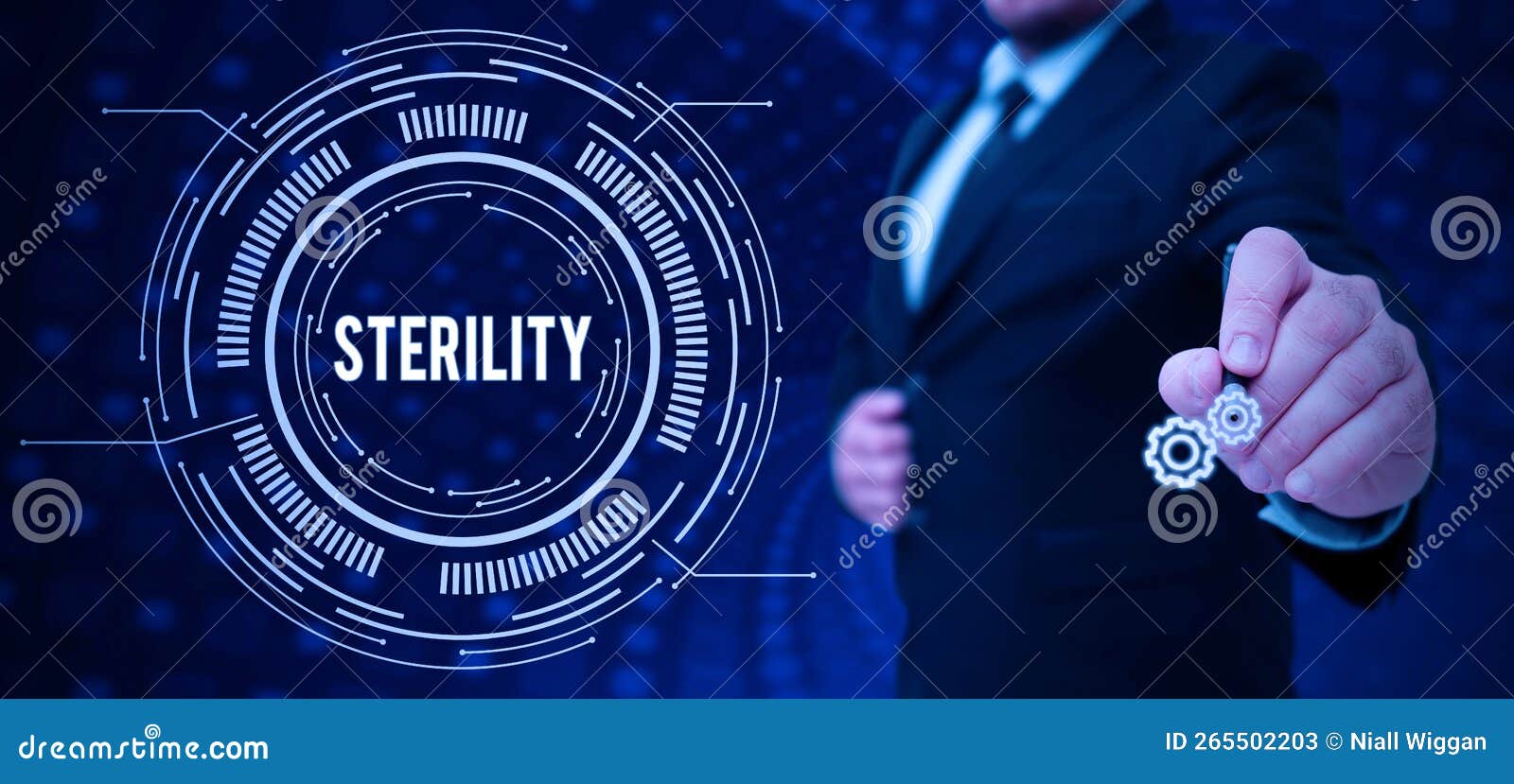 Text Showing Inspiration Sterility. Concept Meaning a Condition of