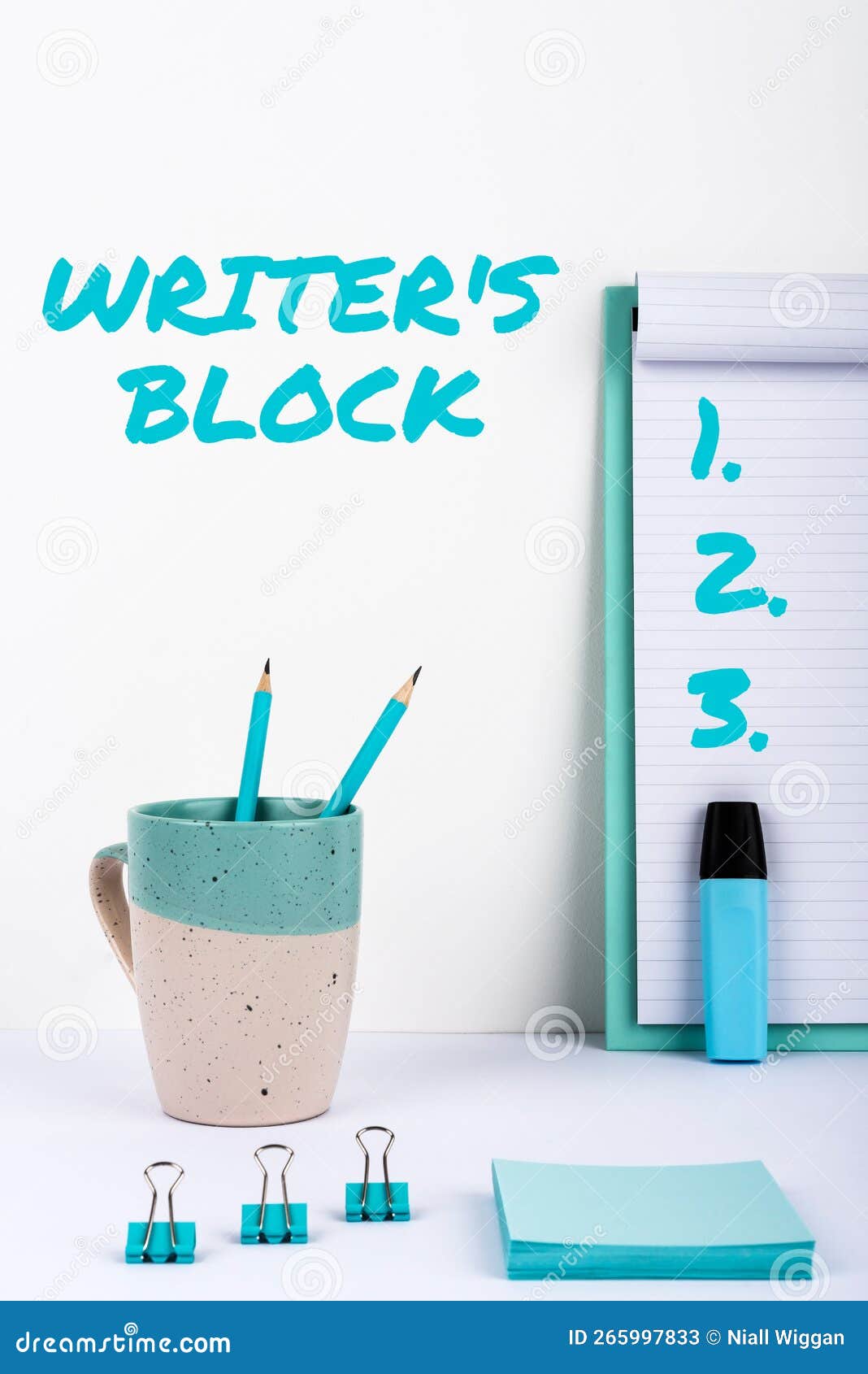text showing inspiration writer s block. concept meaning condition of being unable to think of what to write