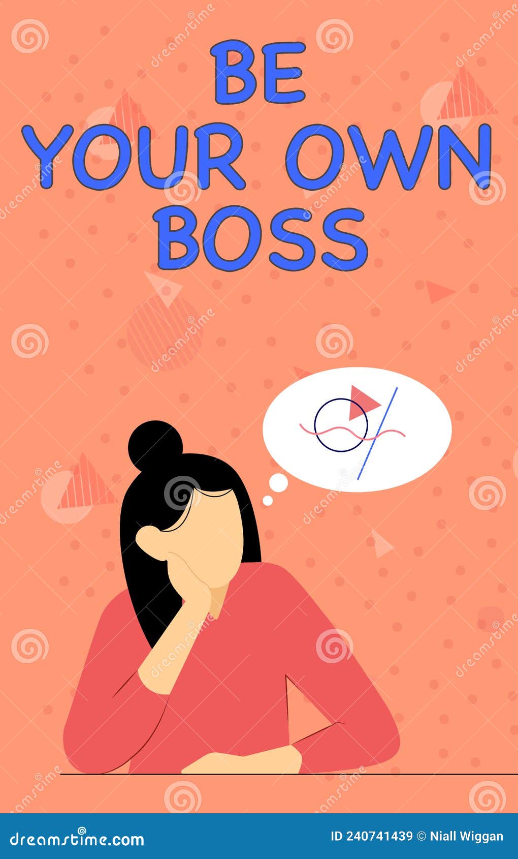 text sign showing be your own boss. business approach entrepreneurship start business independence selfemployed