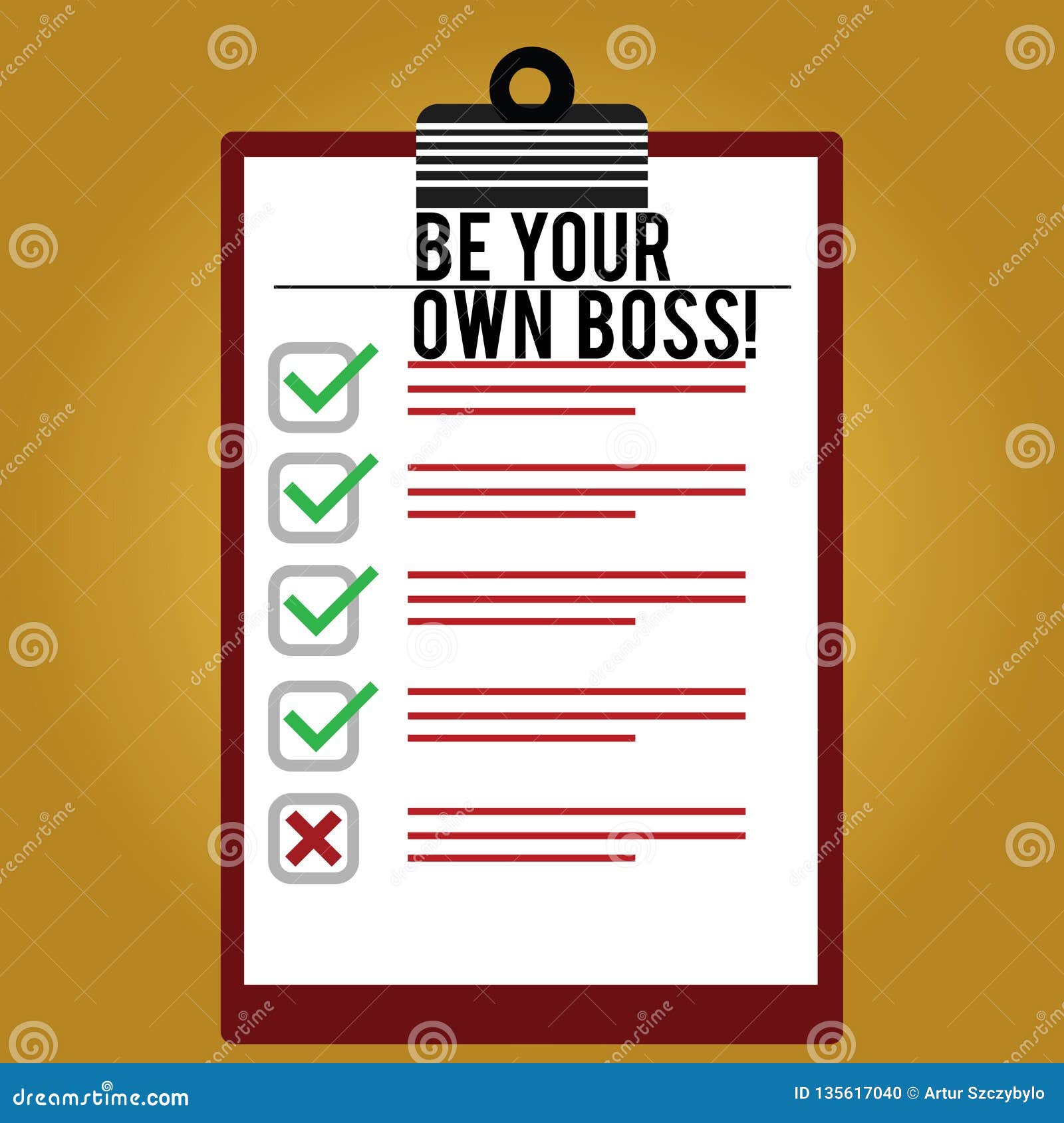 text sign showing be your own boss. conceptual photo entrepreneurship start business independence selfemployed lined