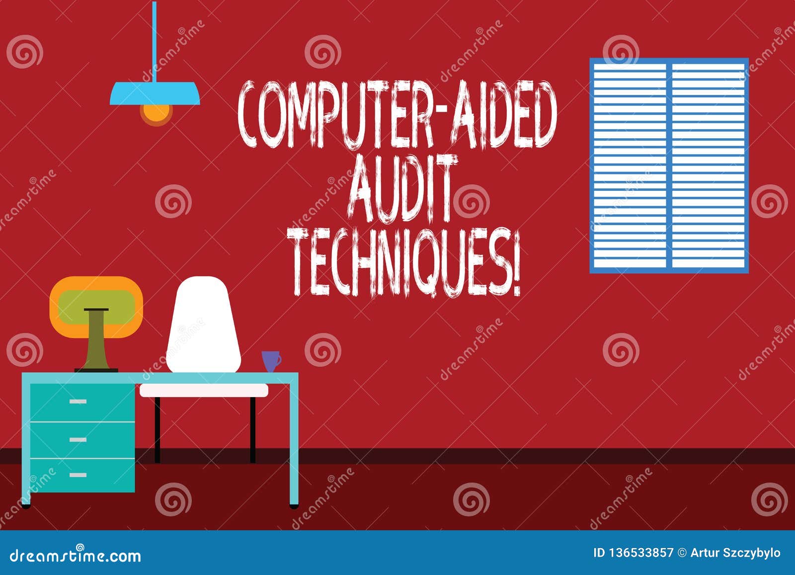 Text Sign Showing Computer Aided Audit Techniques. Conceptual Photo