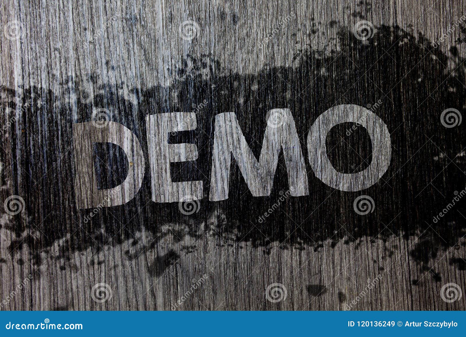 text sign showing demo. conceptual photo trial beta version free test sample preview of something prototype wooden wood background